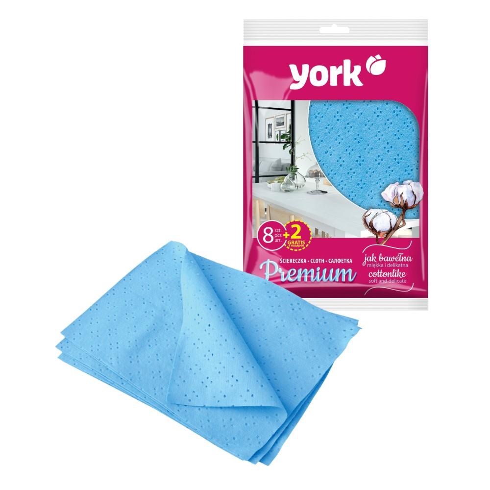 York Premium Pamuklu Temizlik Bezi 8+2 Adet 020320