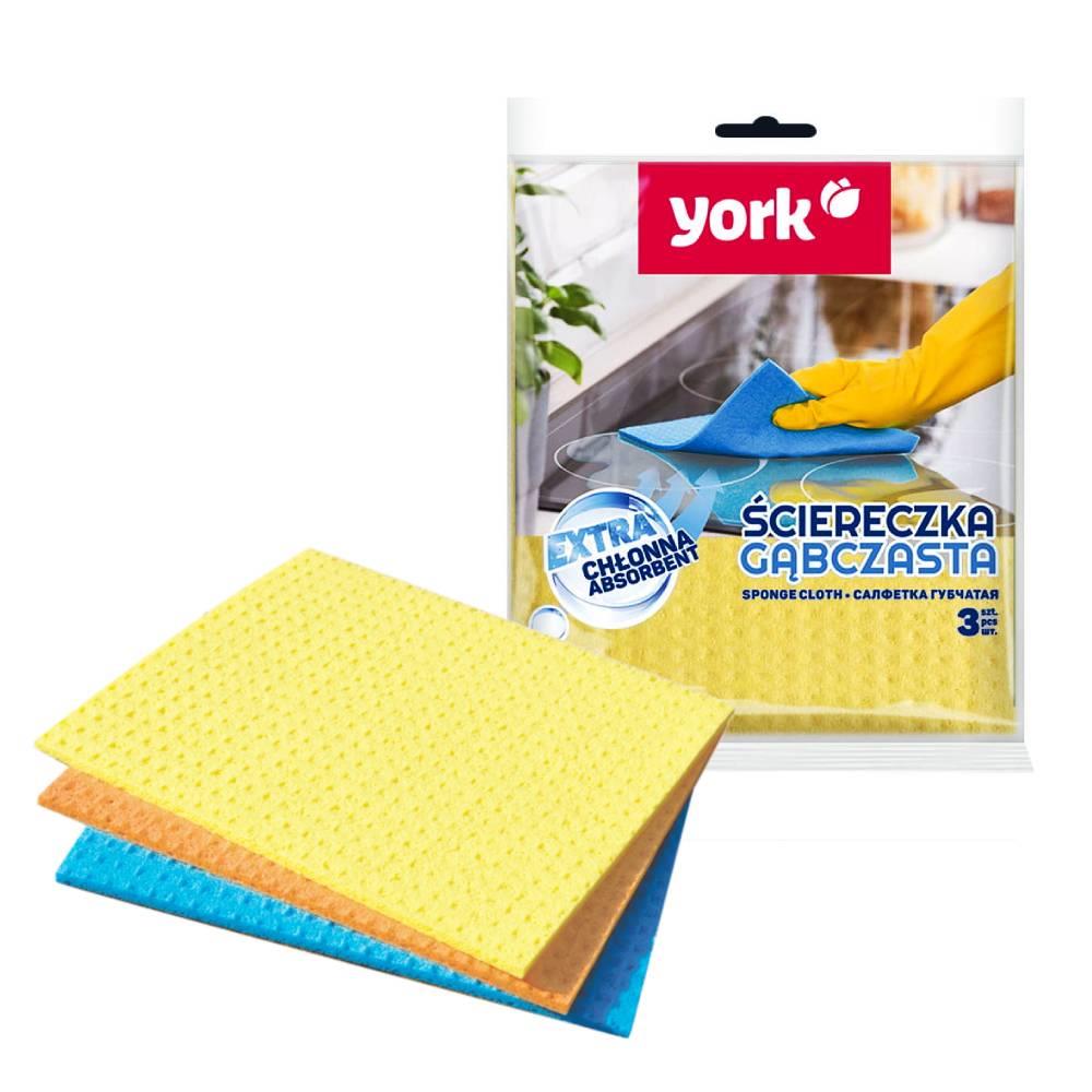 York Sünger Bez 3 Adet 17,5 x 15,5 cm 024010