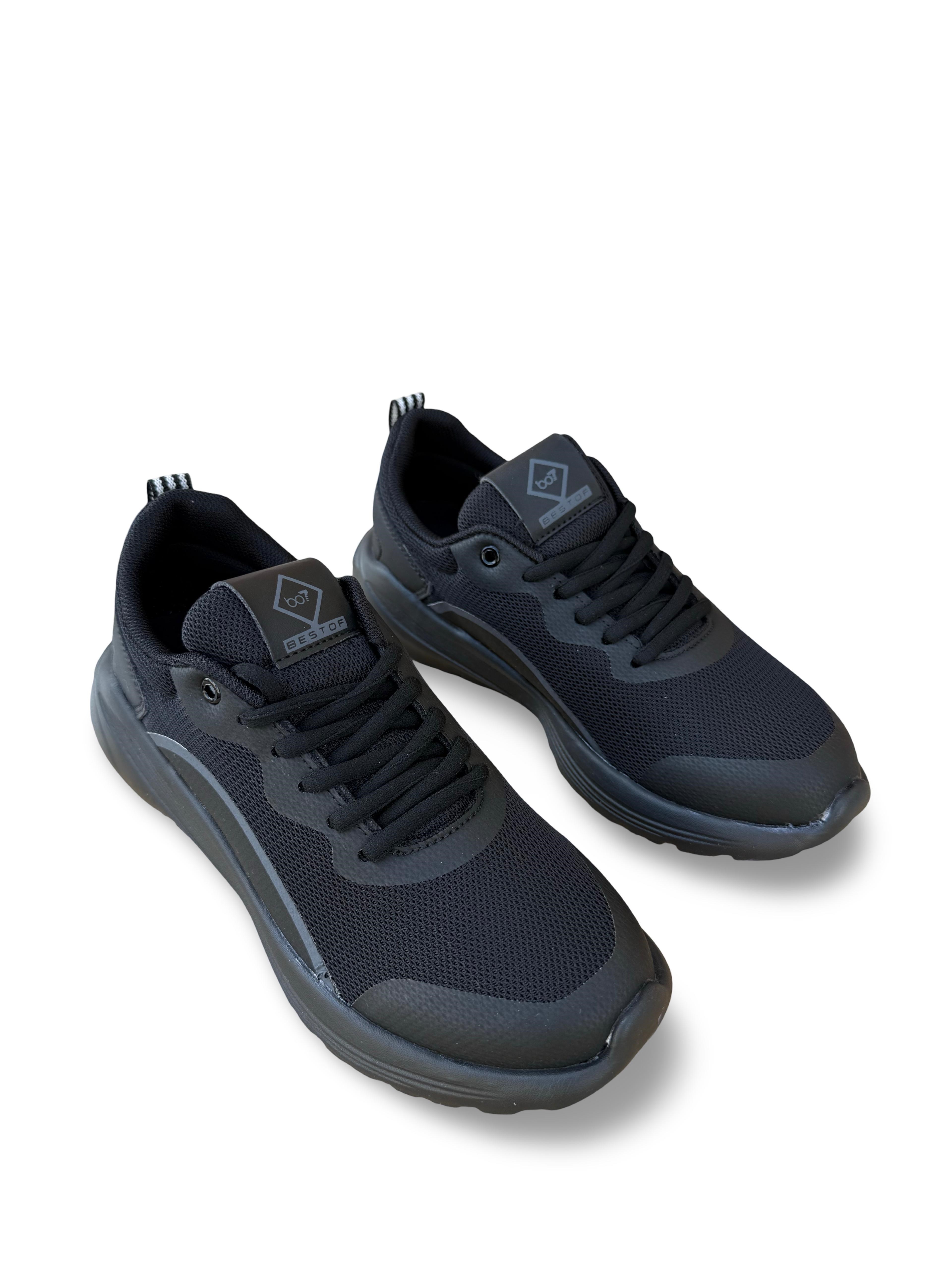 Bst 640 Unisex Yazlık Spor Ayakkabı Siyah