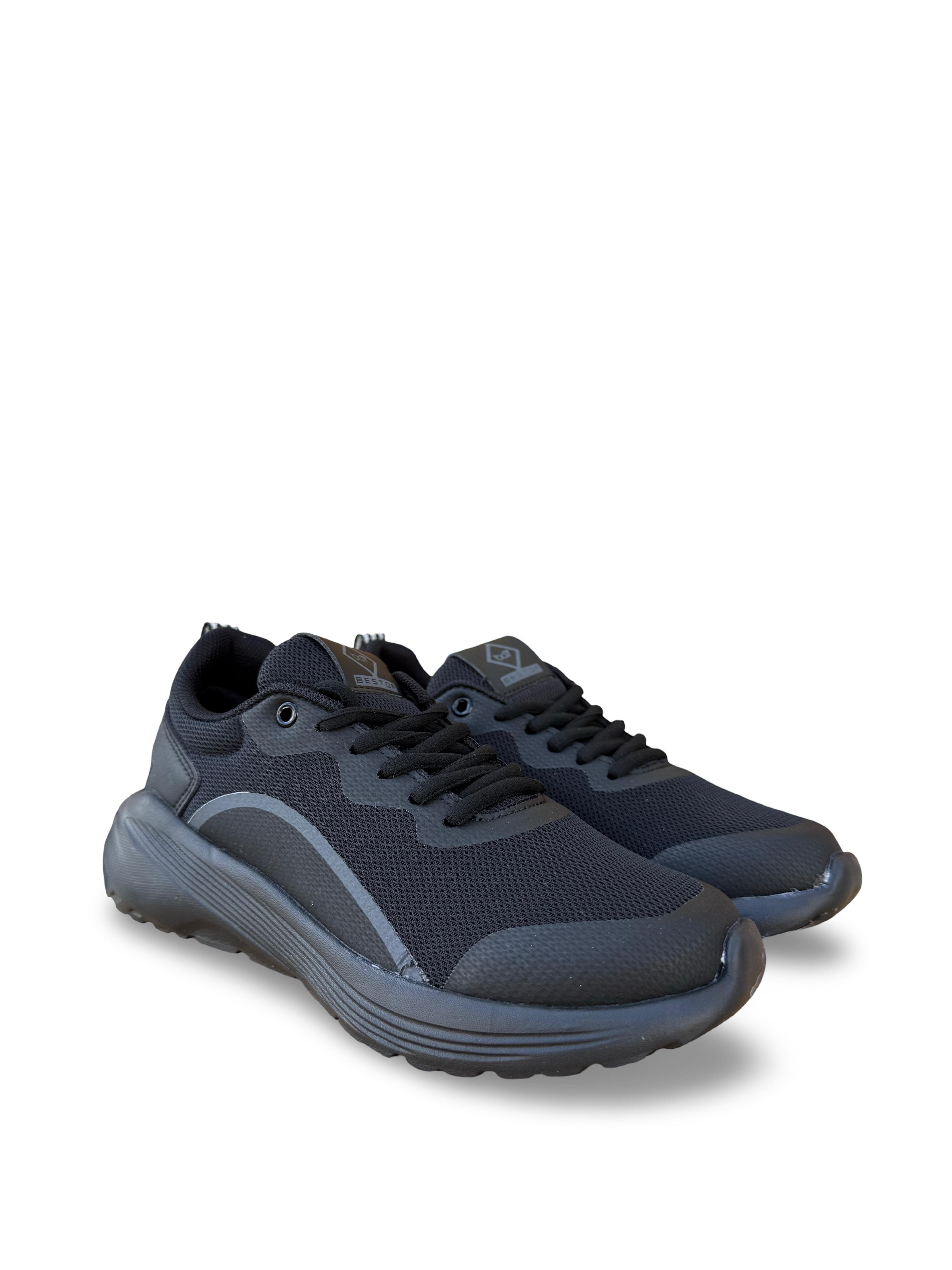 Bst 640 Unisex Yazlık Spor Ayakkabı Siyah
