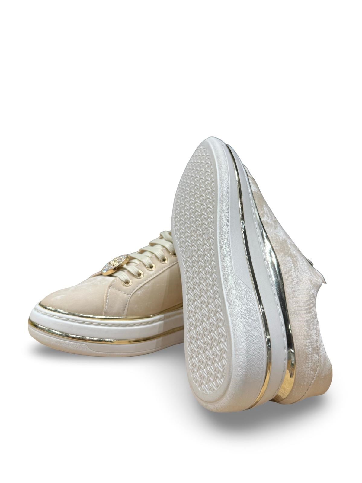 Bty1322714 Kadın Comfort Taban Sneaker Spor Bej