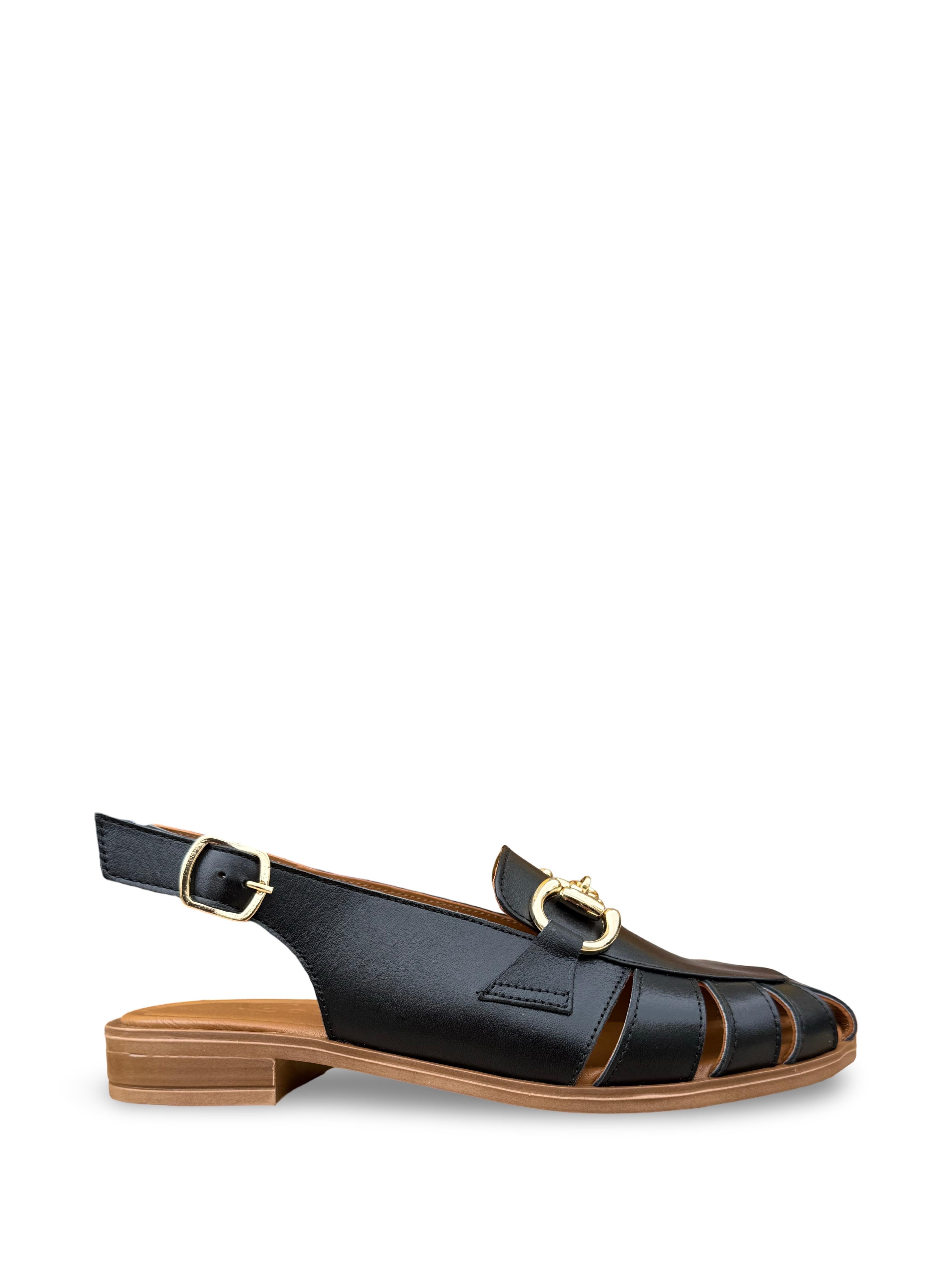 Bty2640034 Hakiki Deri Kadın Loafer Ayakkabı Siyah