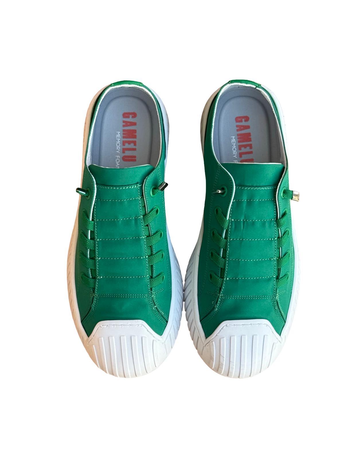 GML ZVigor Paraşüt Kumaş Unisex Günlük Ayakkabı Yeşil Beyaz