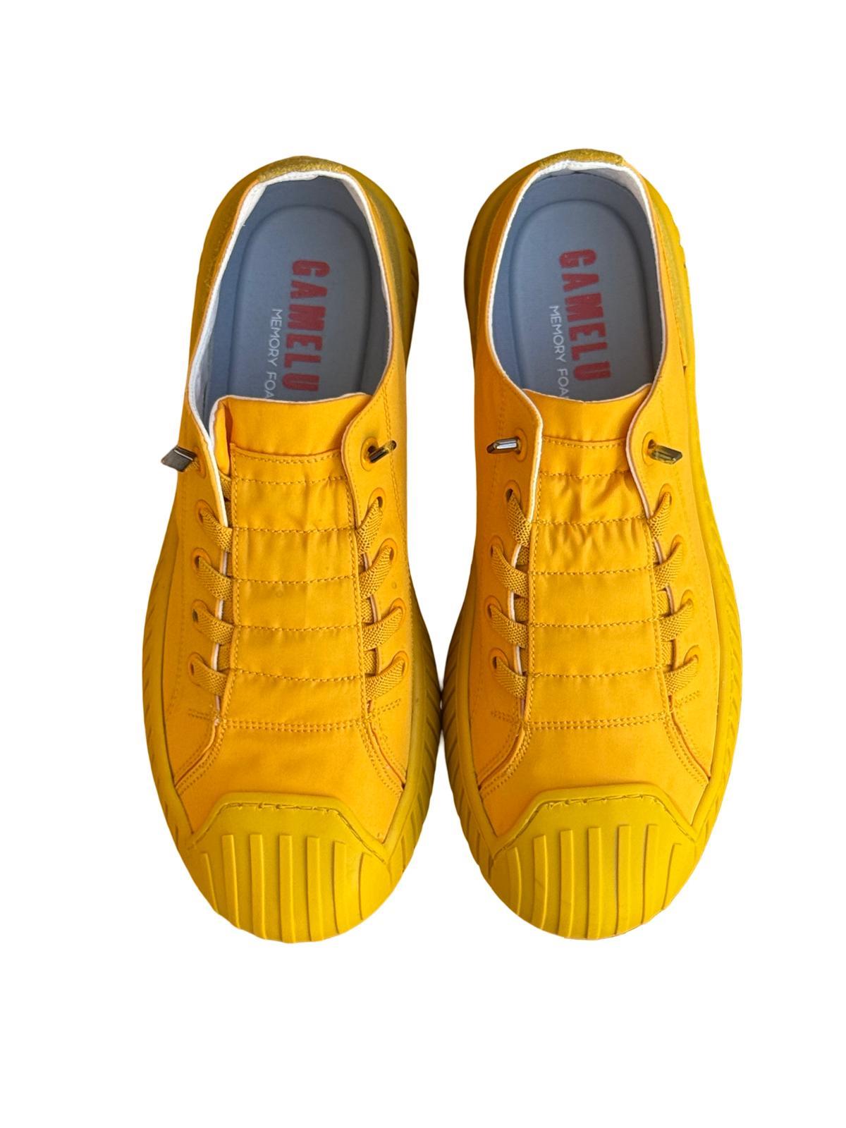 GML ZVigor Paraşüt Kumaş Unisex Günlük Ayakkabı Hardal