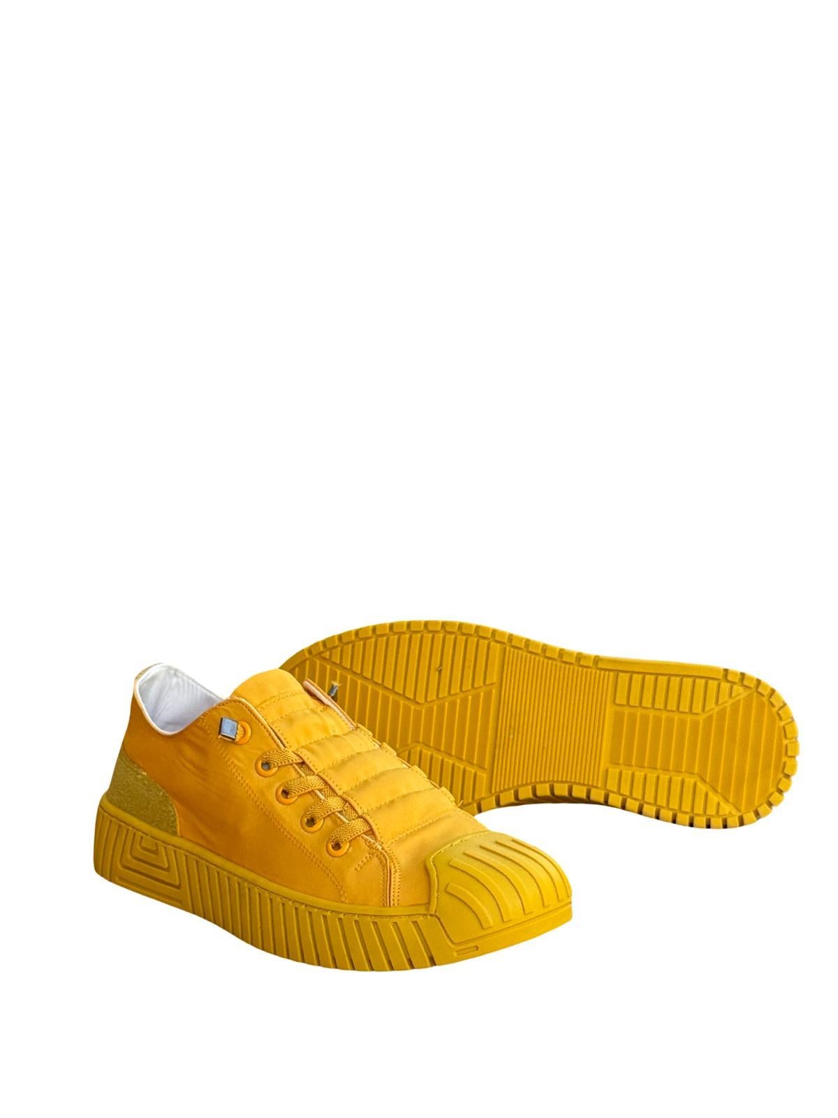 GML ZVigor Paraşüt Kumaş Unisex Günlük Ayakkabı Hardal