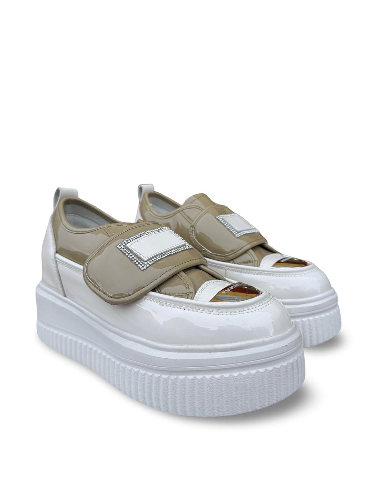Guja 24K373 Dolgu Taban Kadın Sneakers Bej