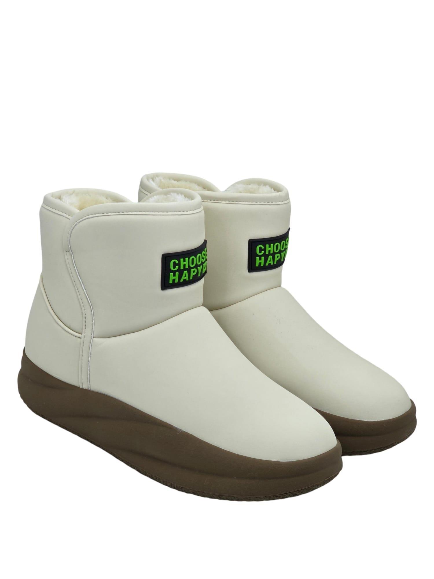 Guja 24K379 Kadın İç Kısmı Yünlü Comfort Taban Bot Bej
