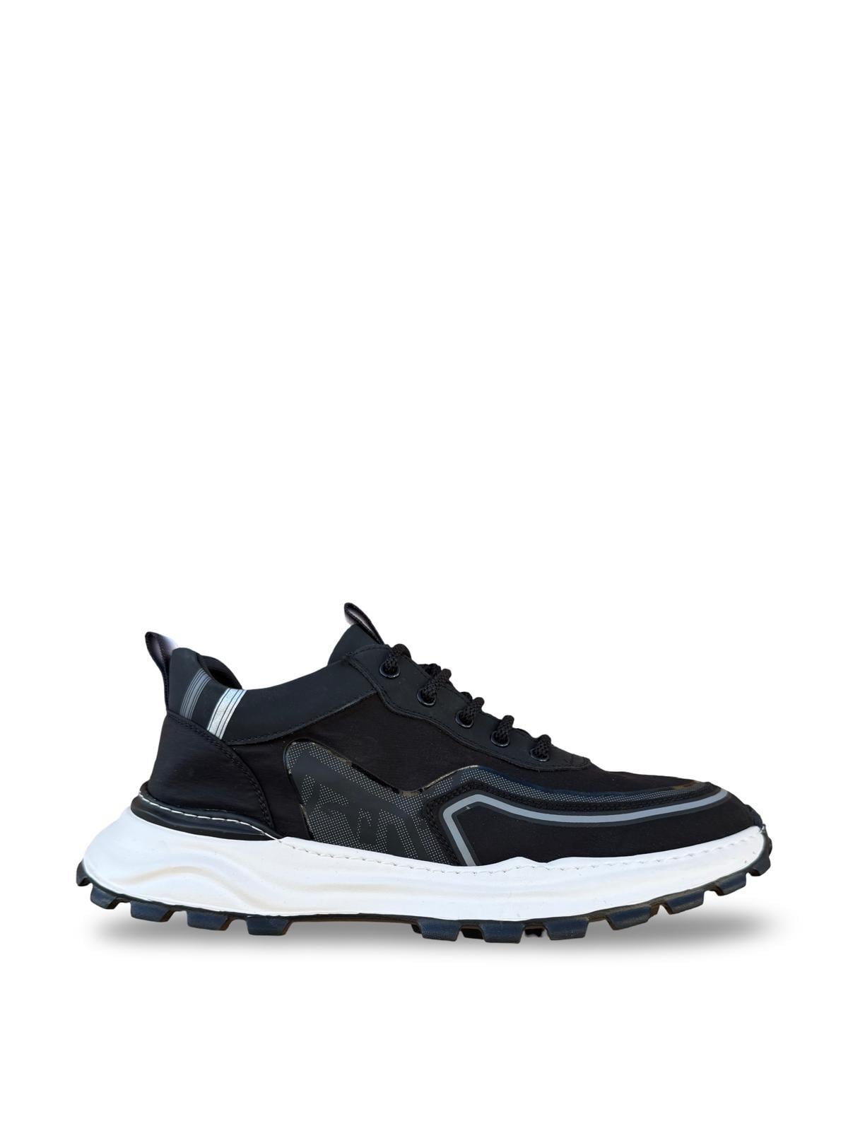 Guja 24k502   Hafif Taban Erkek Sneaker & Spor Siyah