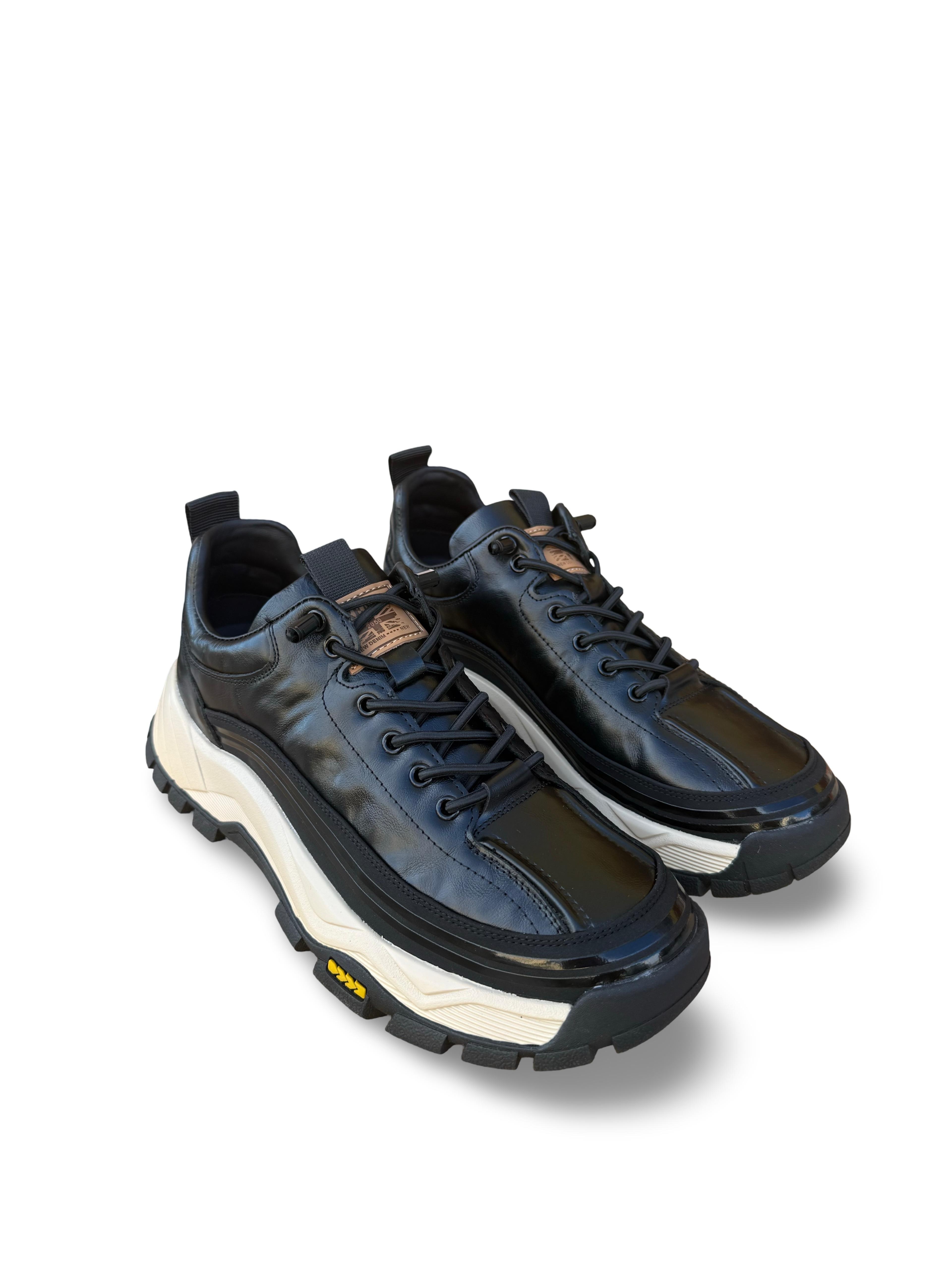 Guja 26K570 Hakiki Deri Comfort Taban Erkek Casual Ayakkabı Siyah