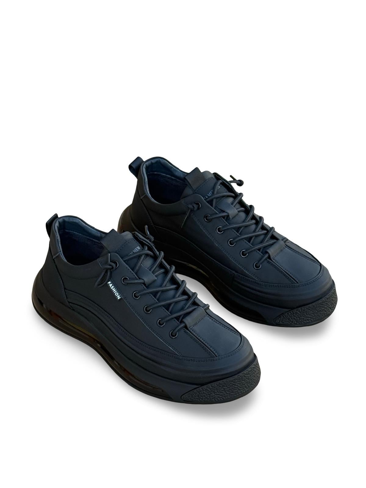 Guja K500-1 Hakiki Deri Comfort Taban Erkek Casual Ayakkabı Siyah