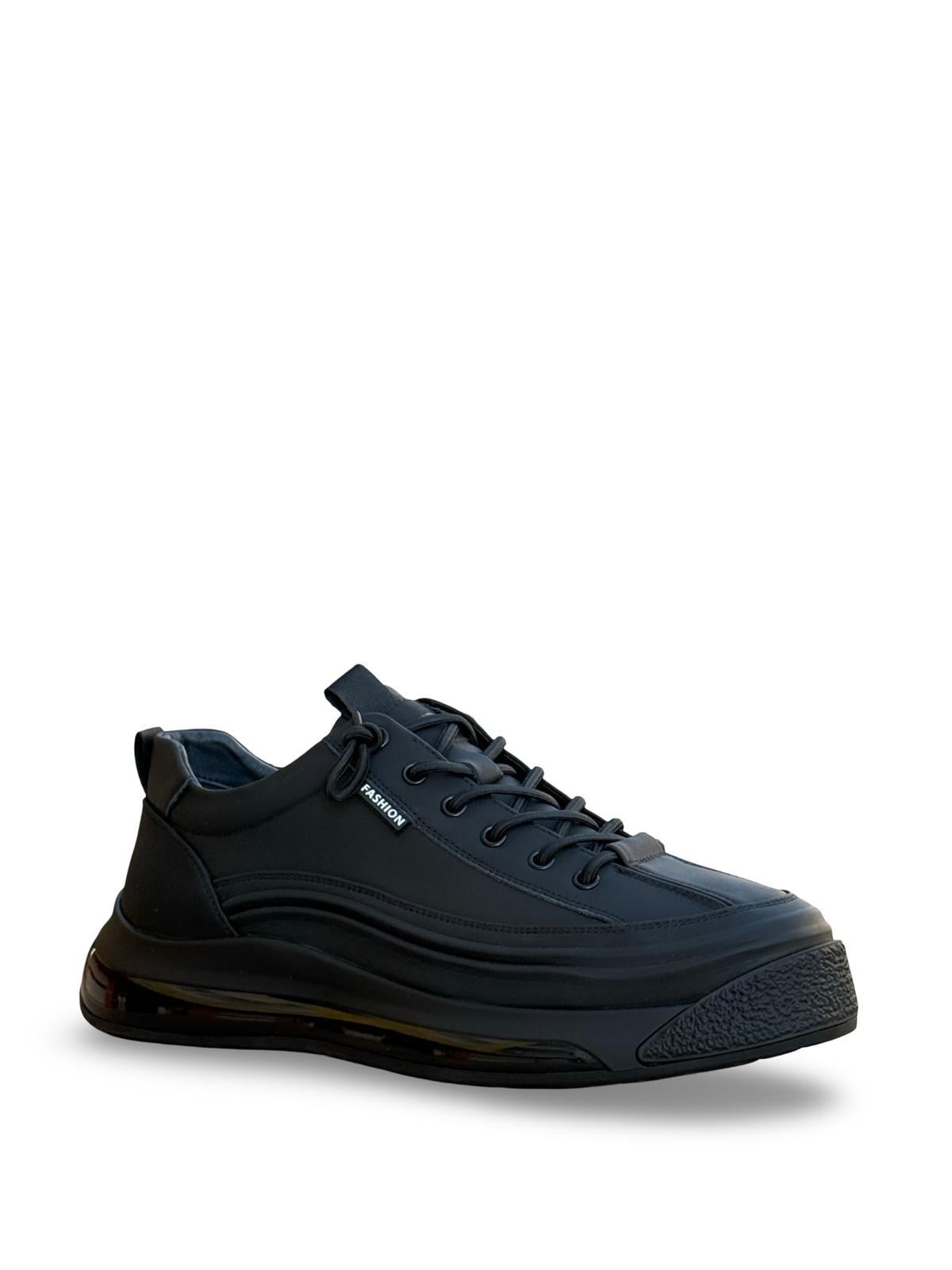 Guja K500-1 Hakiki Deri Comfort Taban Erkek Casual Ayakkabı Siyah