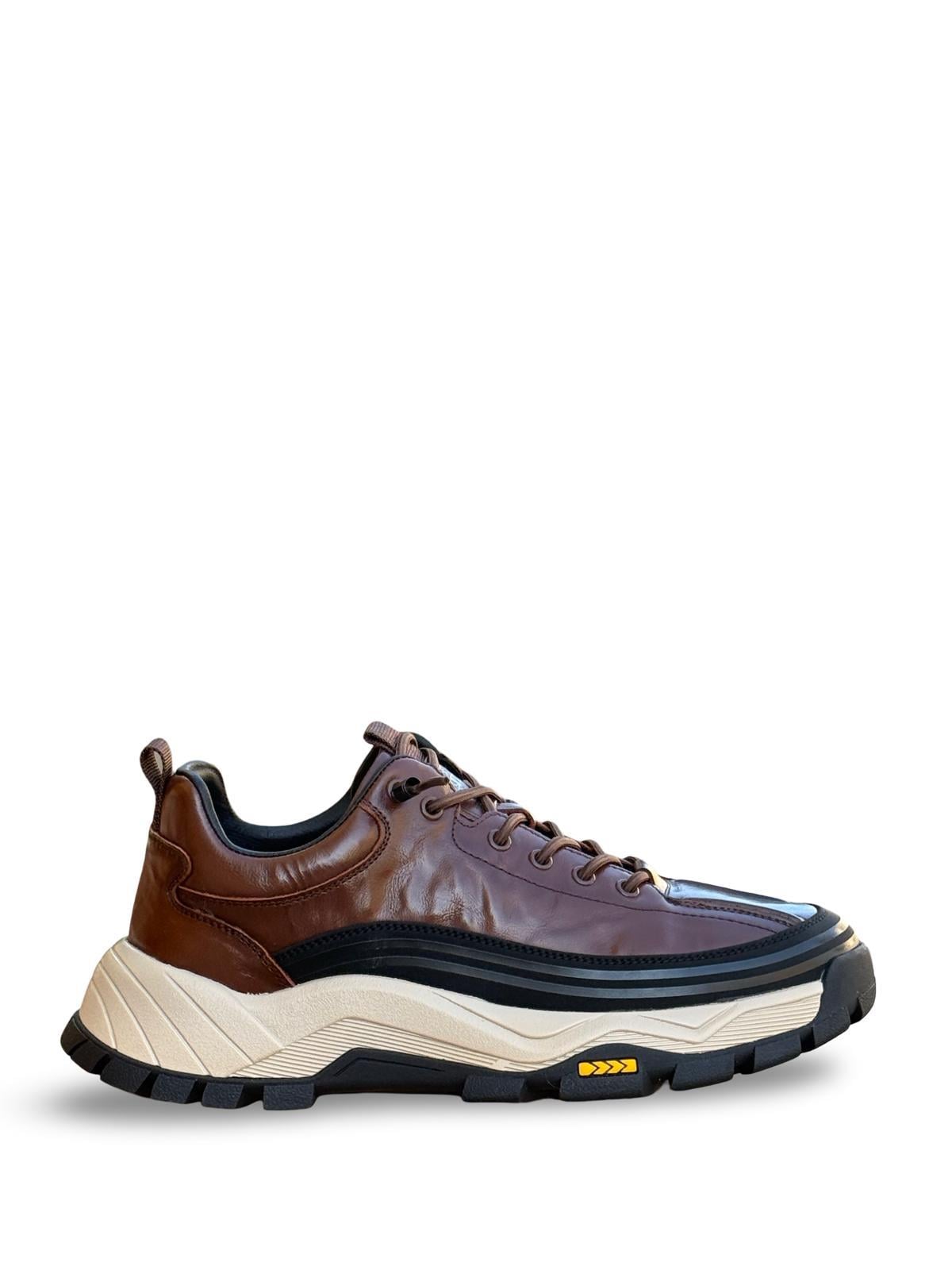 Guja K570 Hakiki Deri Comfort Taban Erkek Casual Ayakkabı Kahve