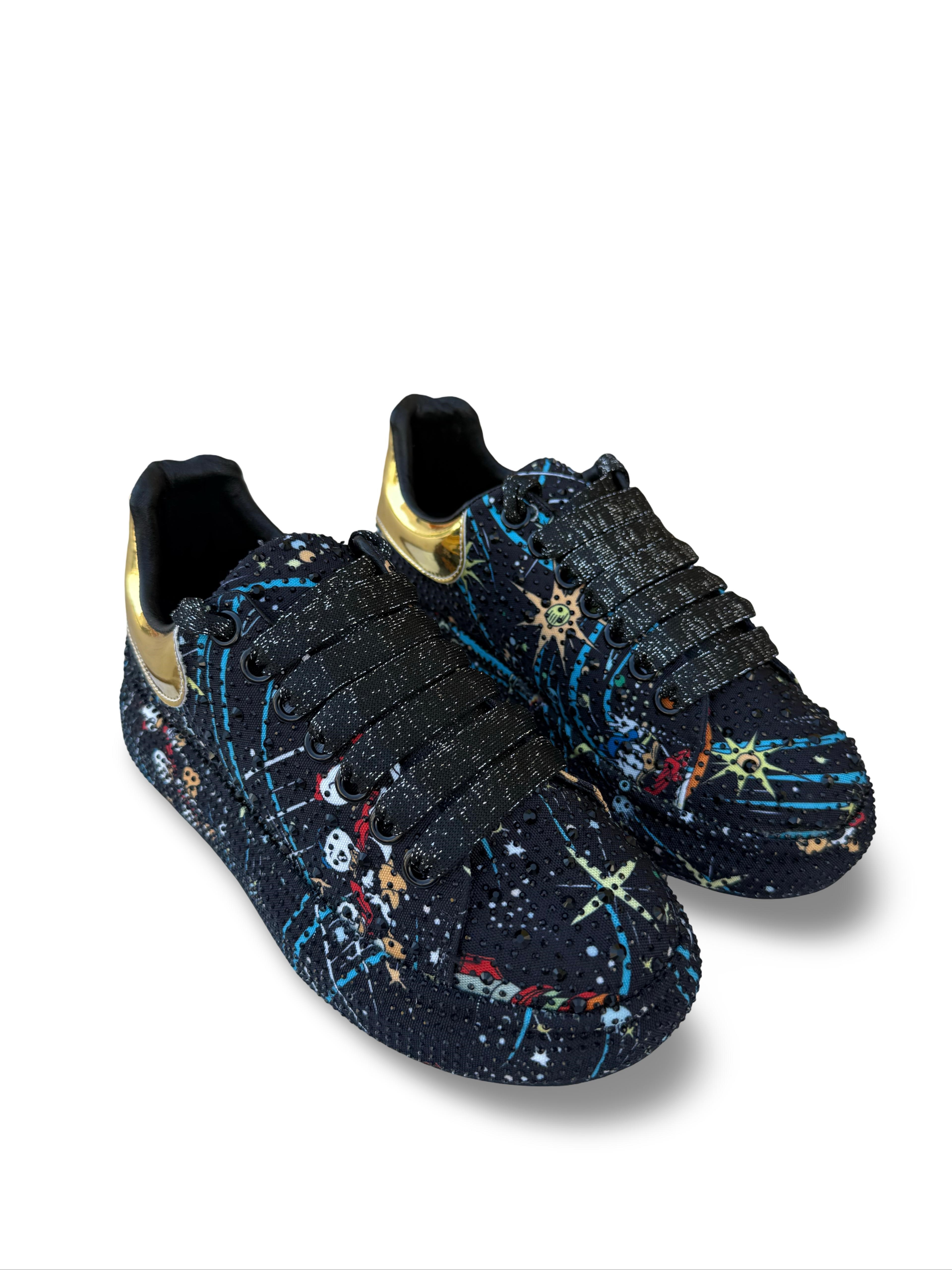 Guja Y451 Taşlı Kadın Sneaker Siyah