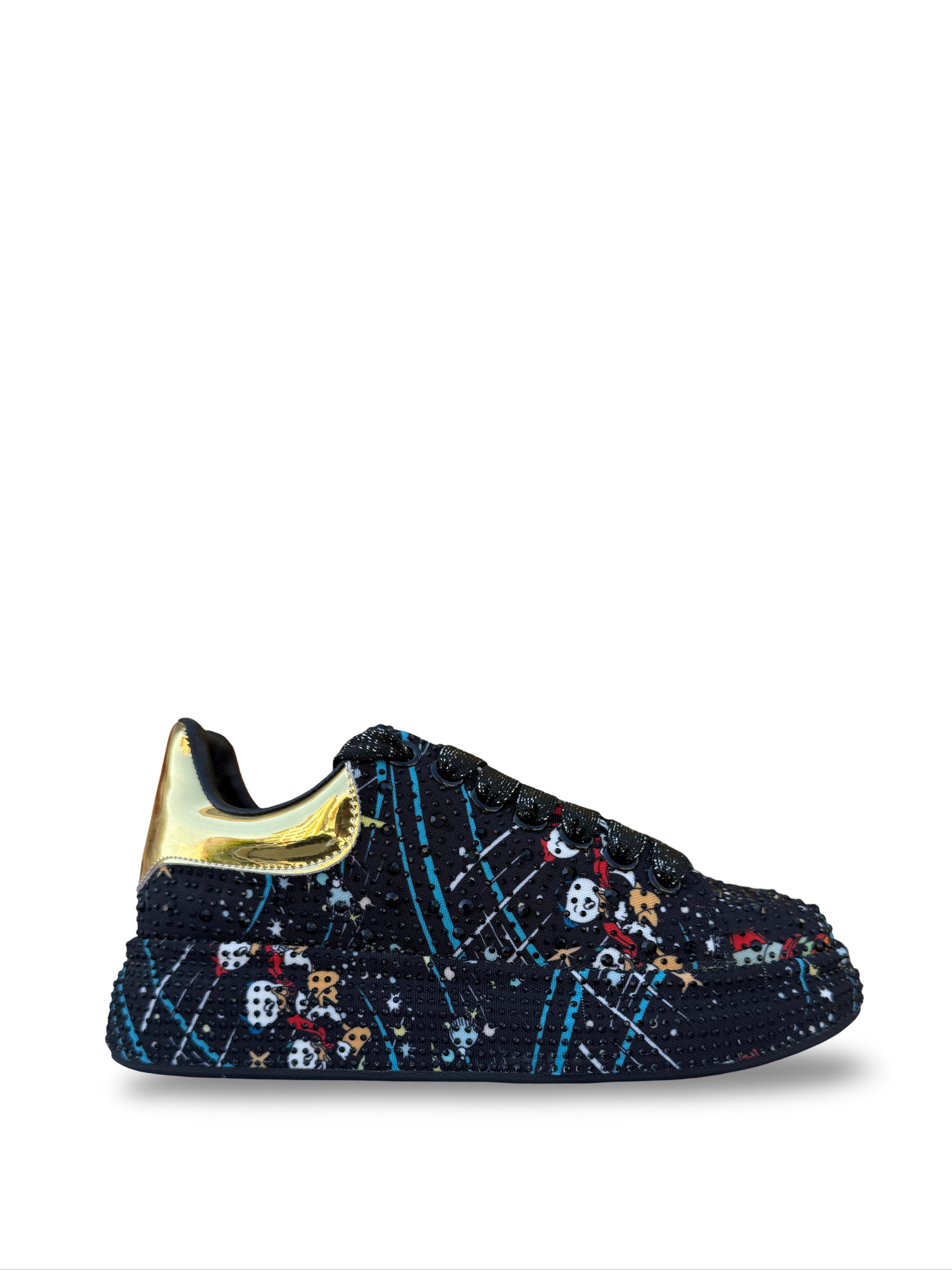 Guja Y451 Taşlı Kadın Sneaker Siyah