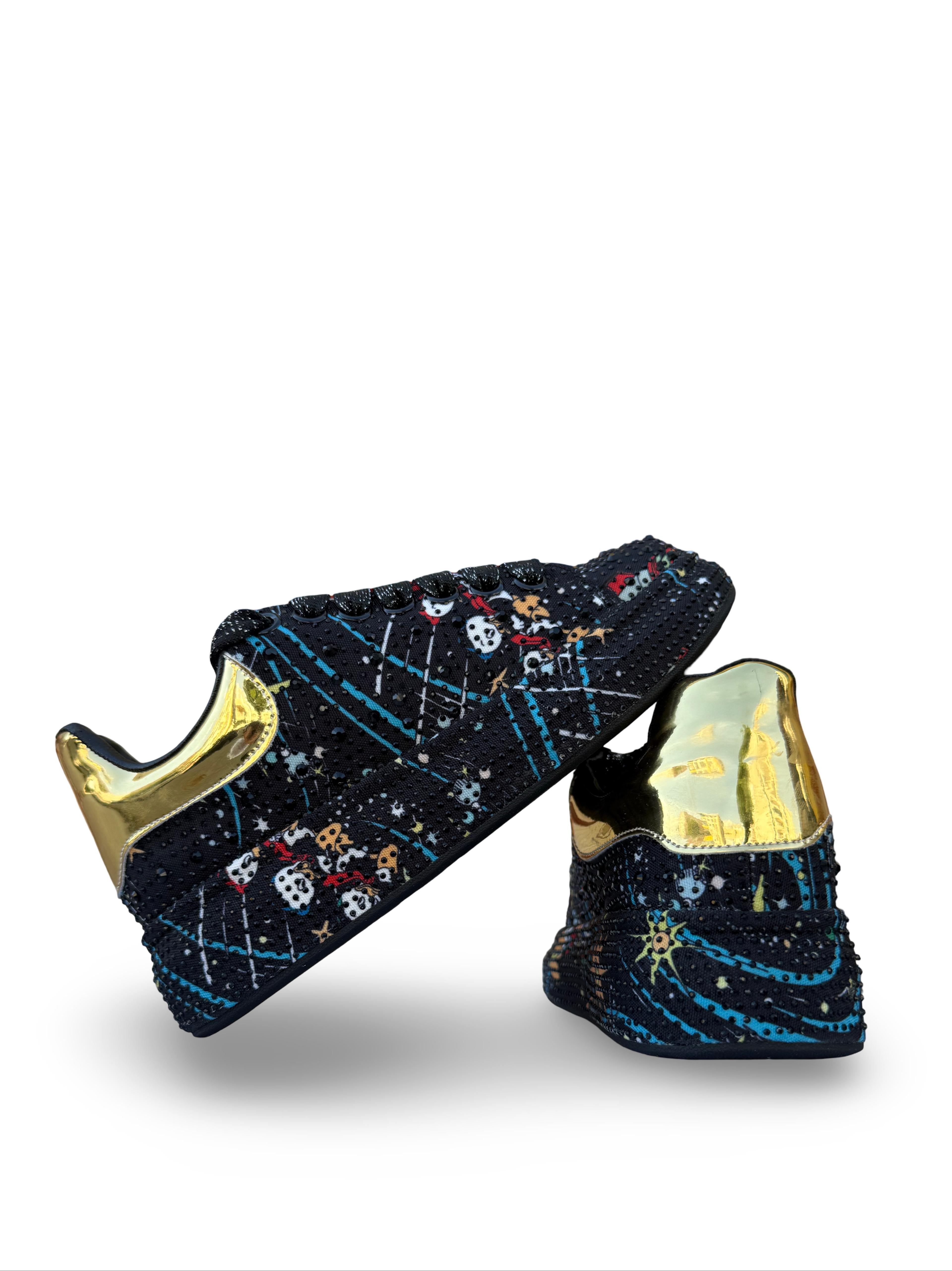 Guja Y451 Taşlı Kadın Sneaker Siyah