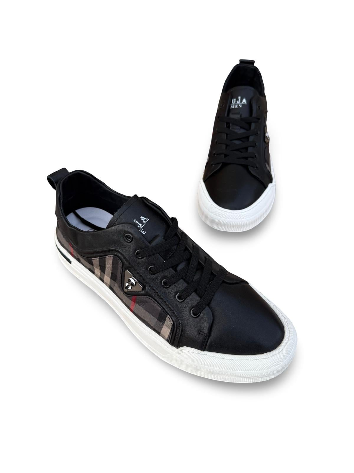 Guja Y510-4 Ekose Erkek Sneaker Siyah