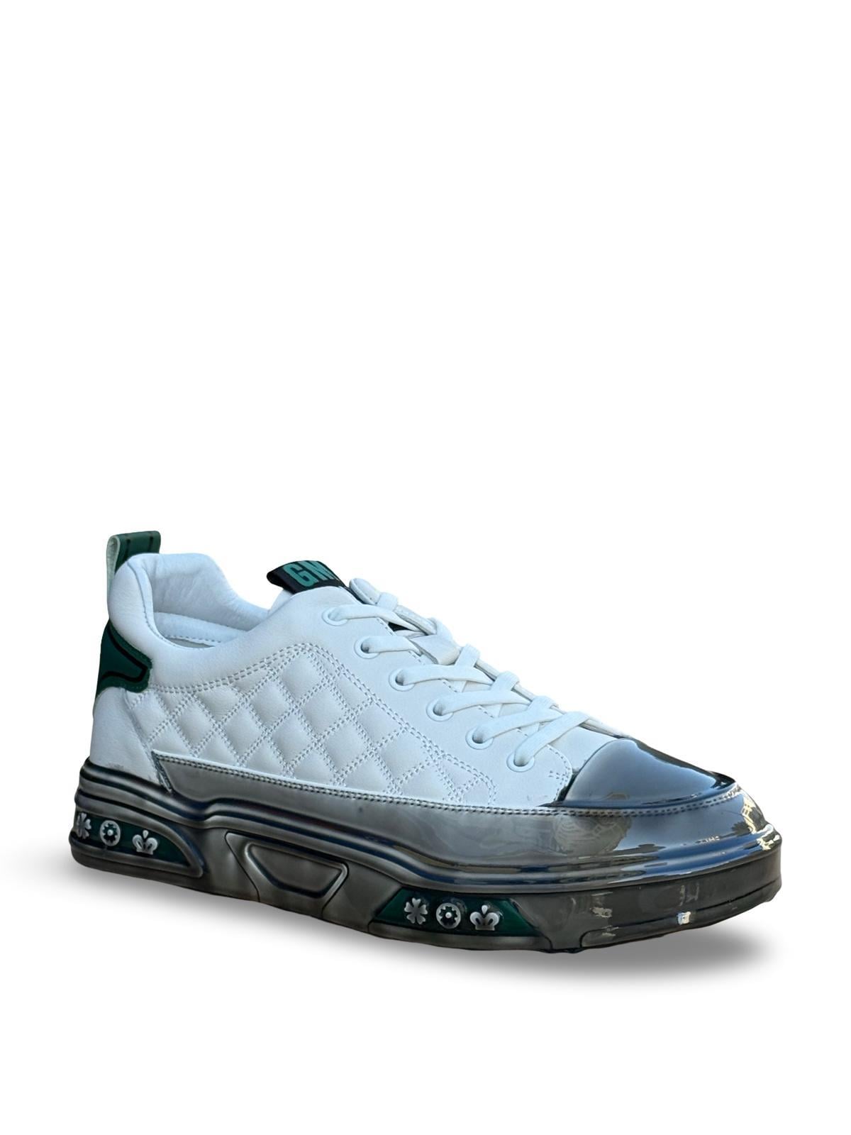 Guja Y513-1  Şeffaf Taban Erkek Sneaker Beyaz