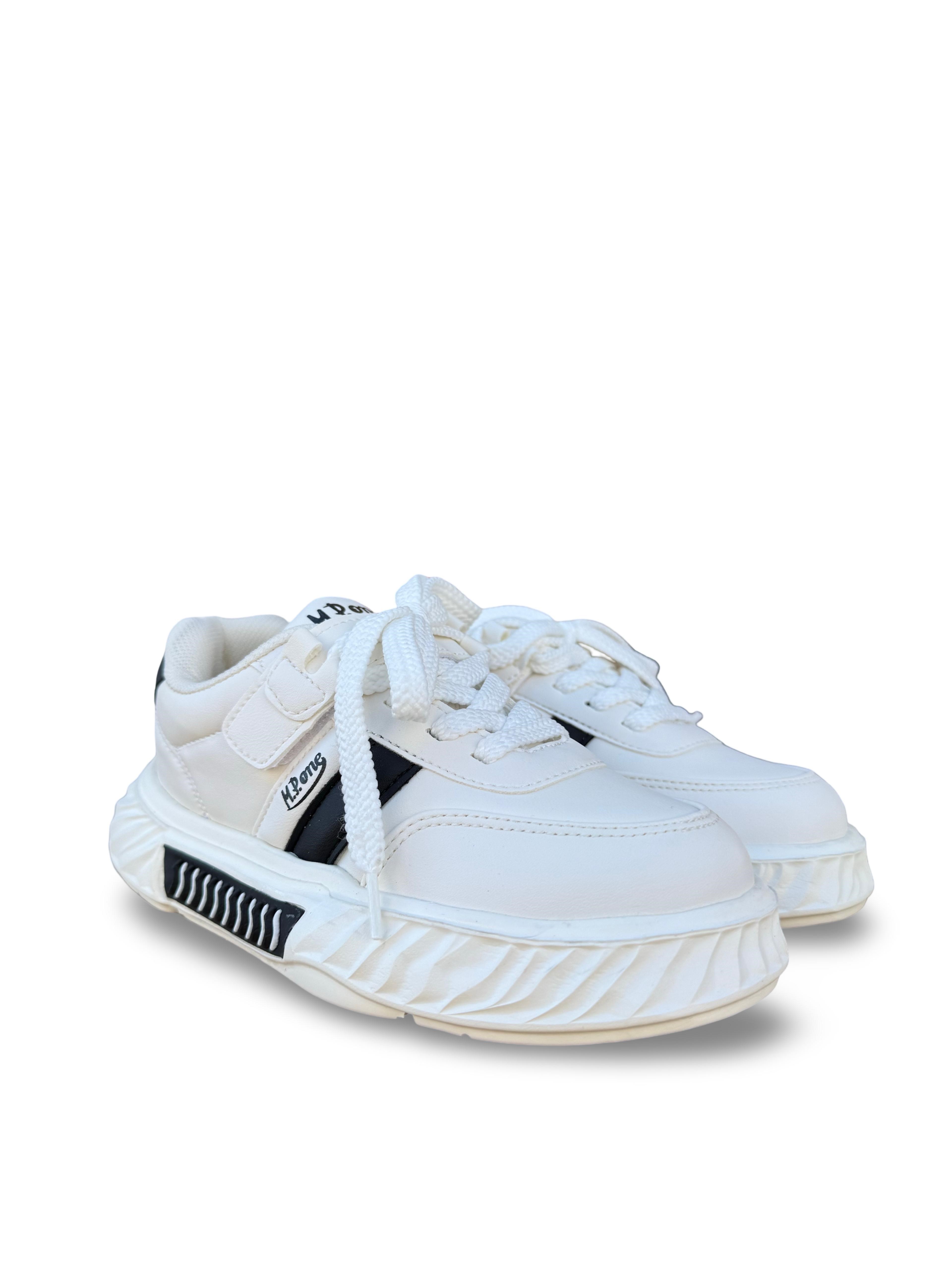 Mp 3521ft Çocuk Spor Sneaker Ayakkabı Beyaz Siyah