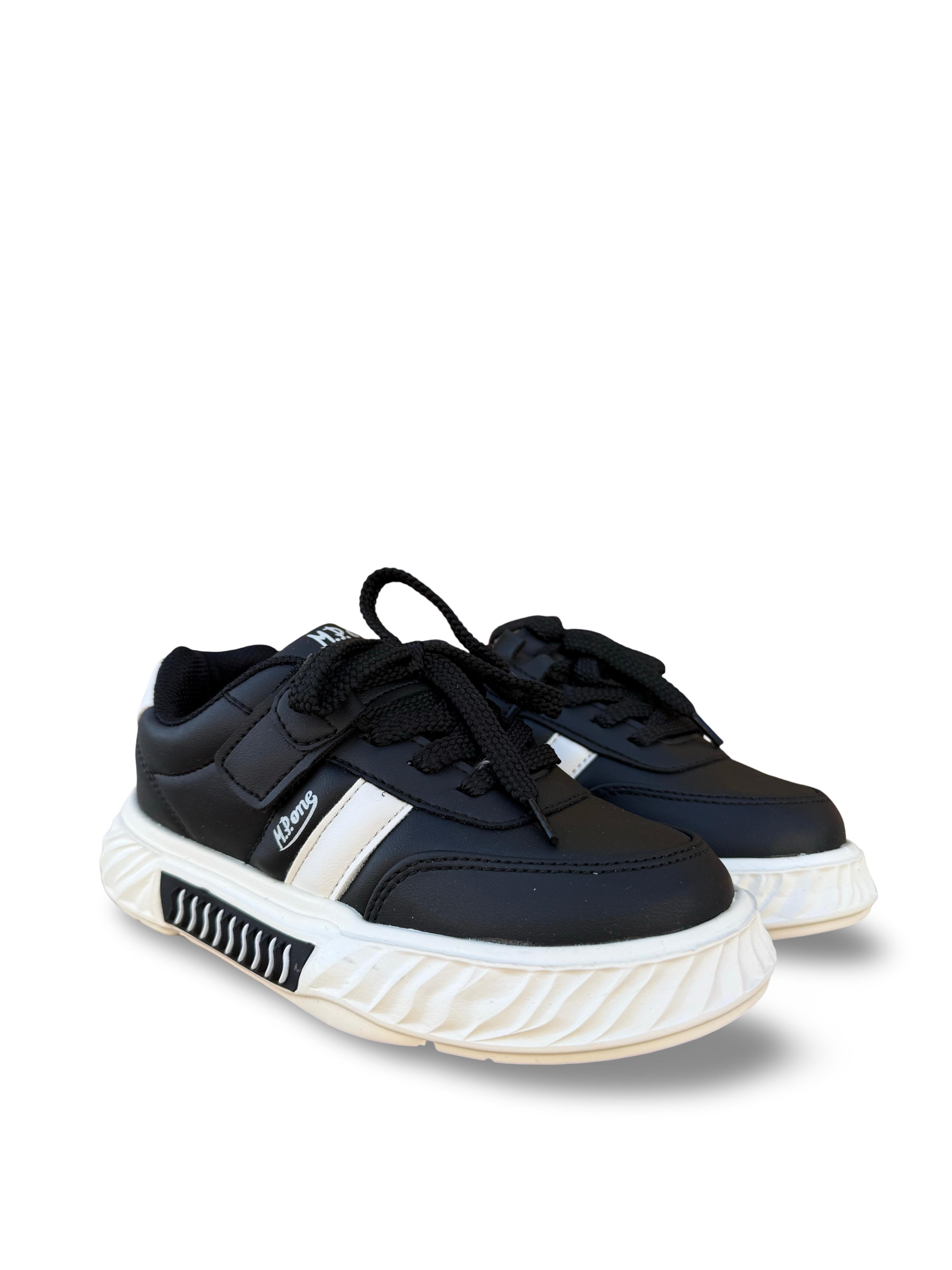 Mp 3521ft Çocuk Spor Sneaker Ayakkabı Siyah Beyaz