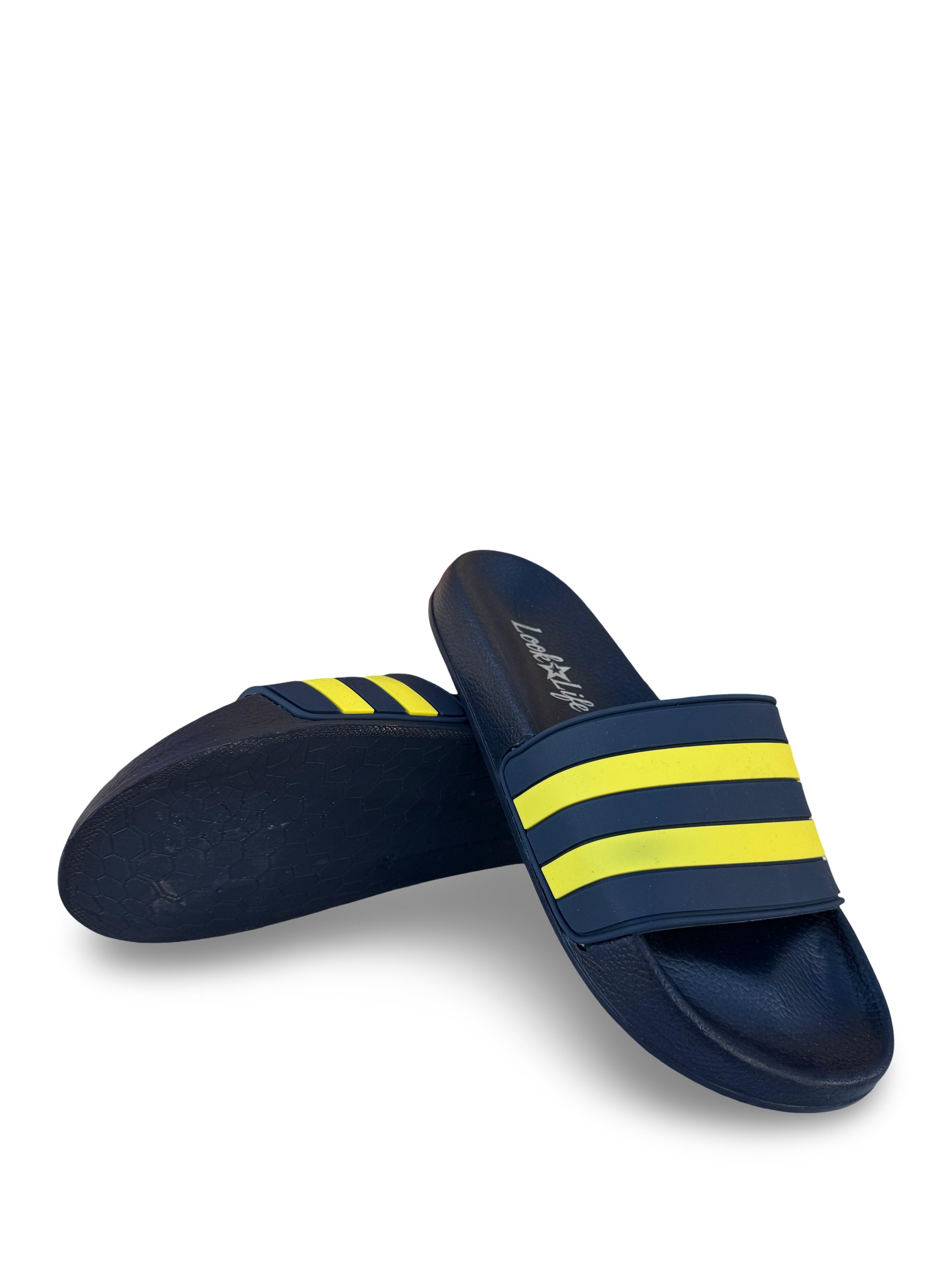 MYS S264018 Unisex Taraftar Terlik Sarı Lacivert
