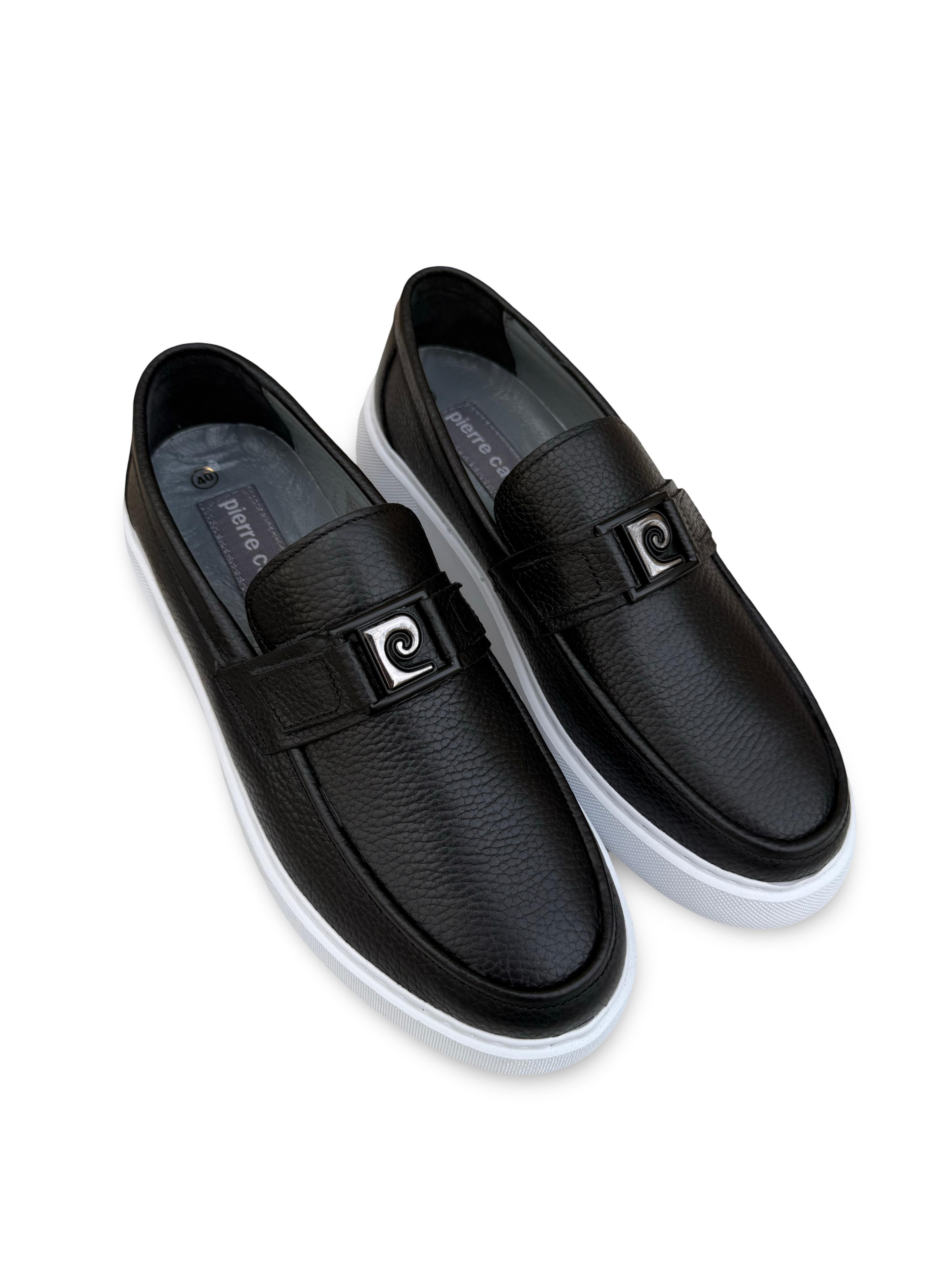 P.Cardin 192604 Hakiki Deri Erkek Loafer Ayakkabı Siyah