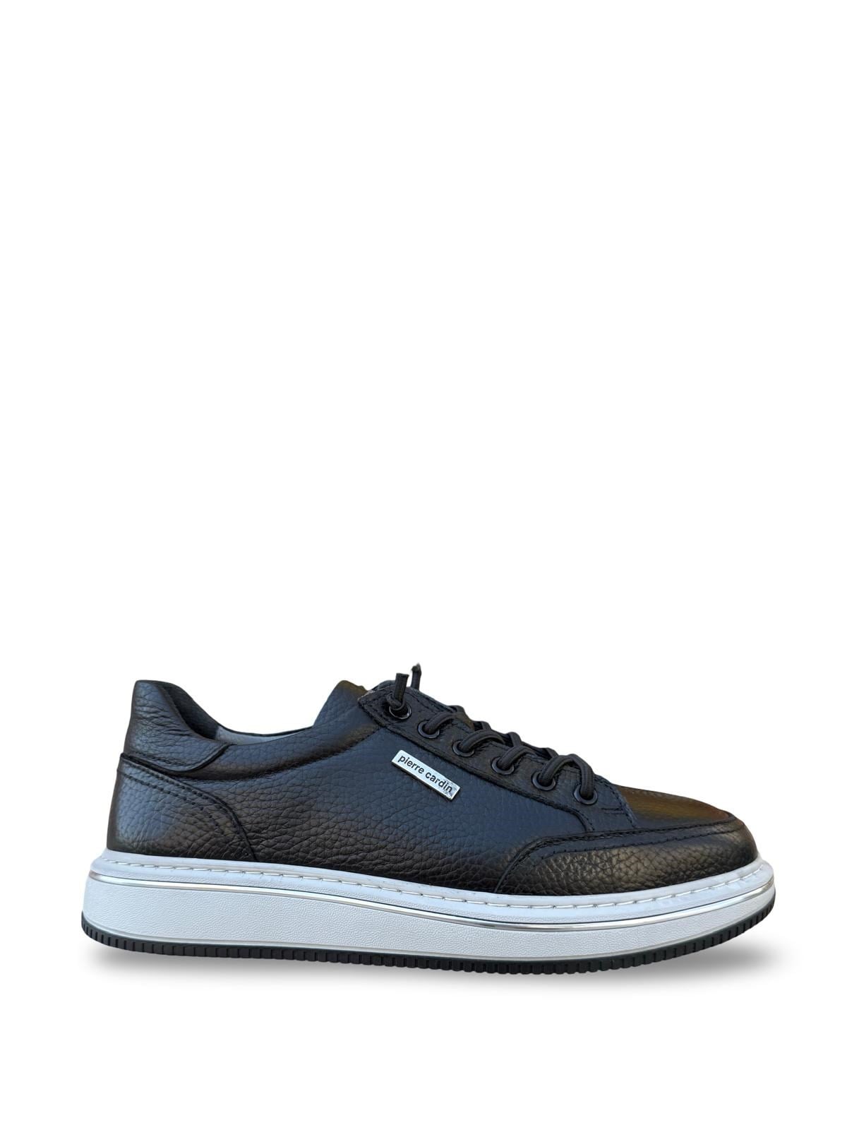 P.Cardin 26904 Hakiki Deri Comfort Taban Erkek Casual Ayakkabı Siyah