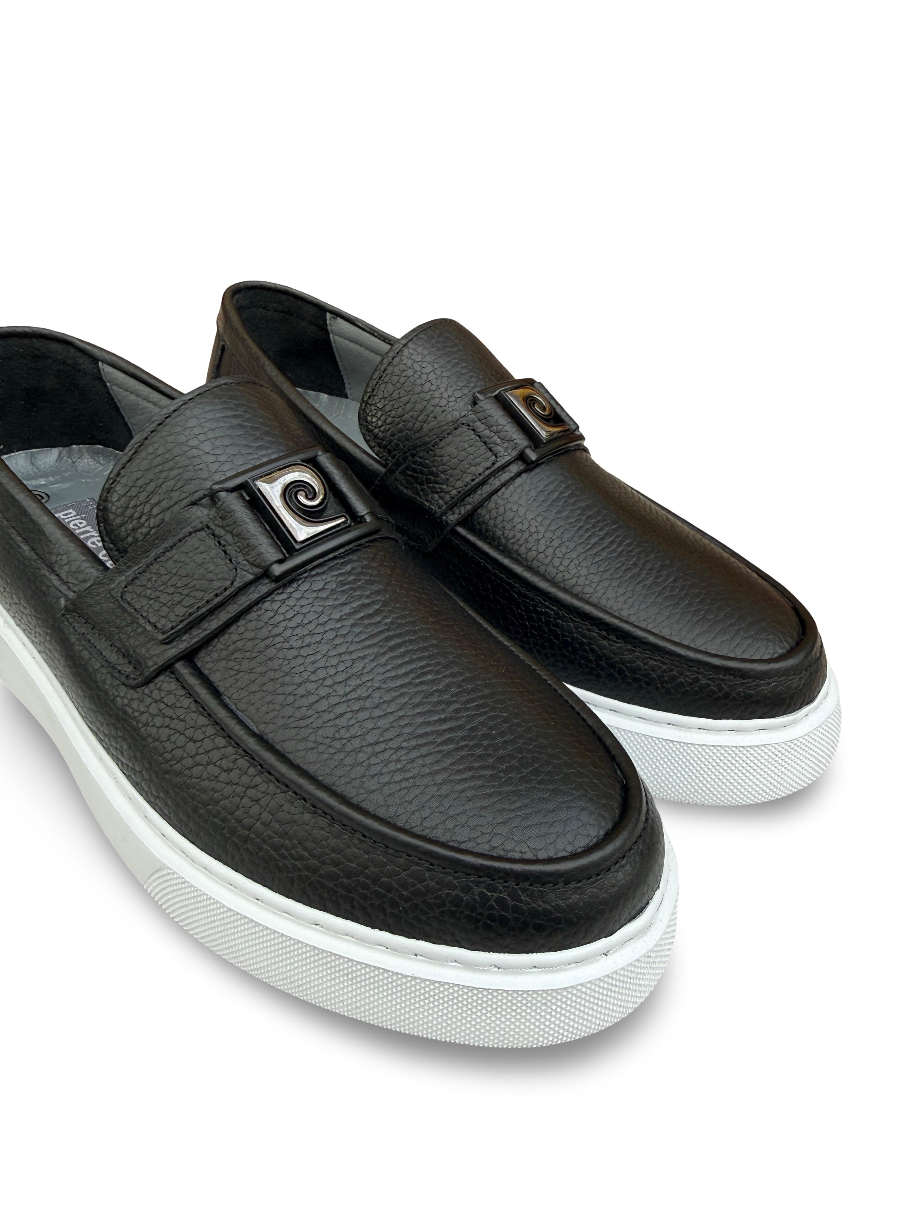 P.Cardin 192604 Hakiki Deri Erkek Loafer Ayakkabı Siyah