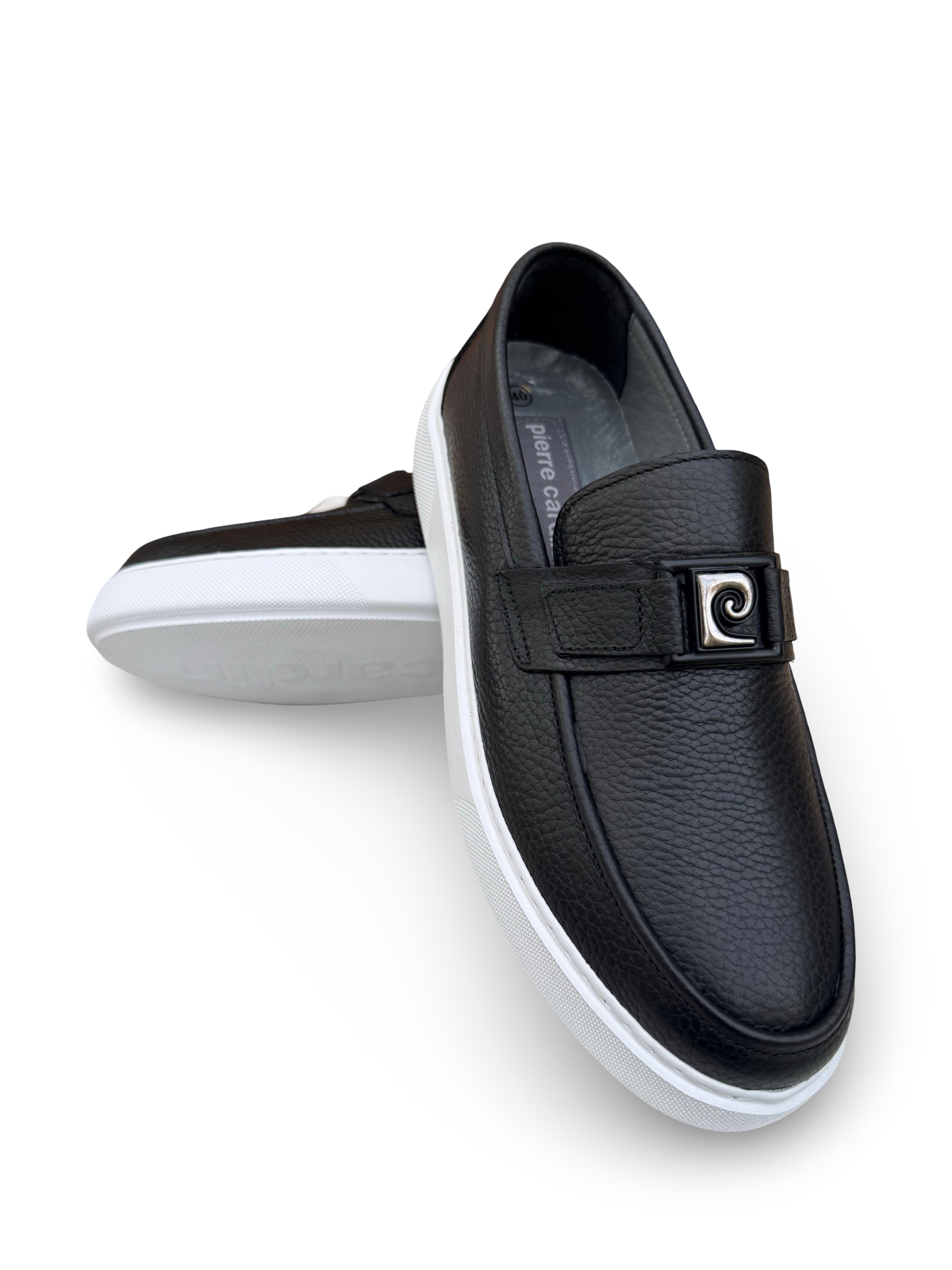 P.Cardin 192604 Hakiki Deri Erkek Loafer Ayakkabı Siyah