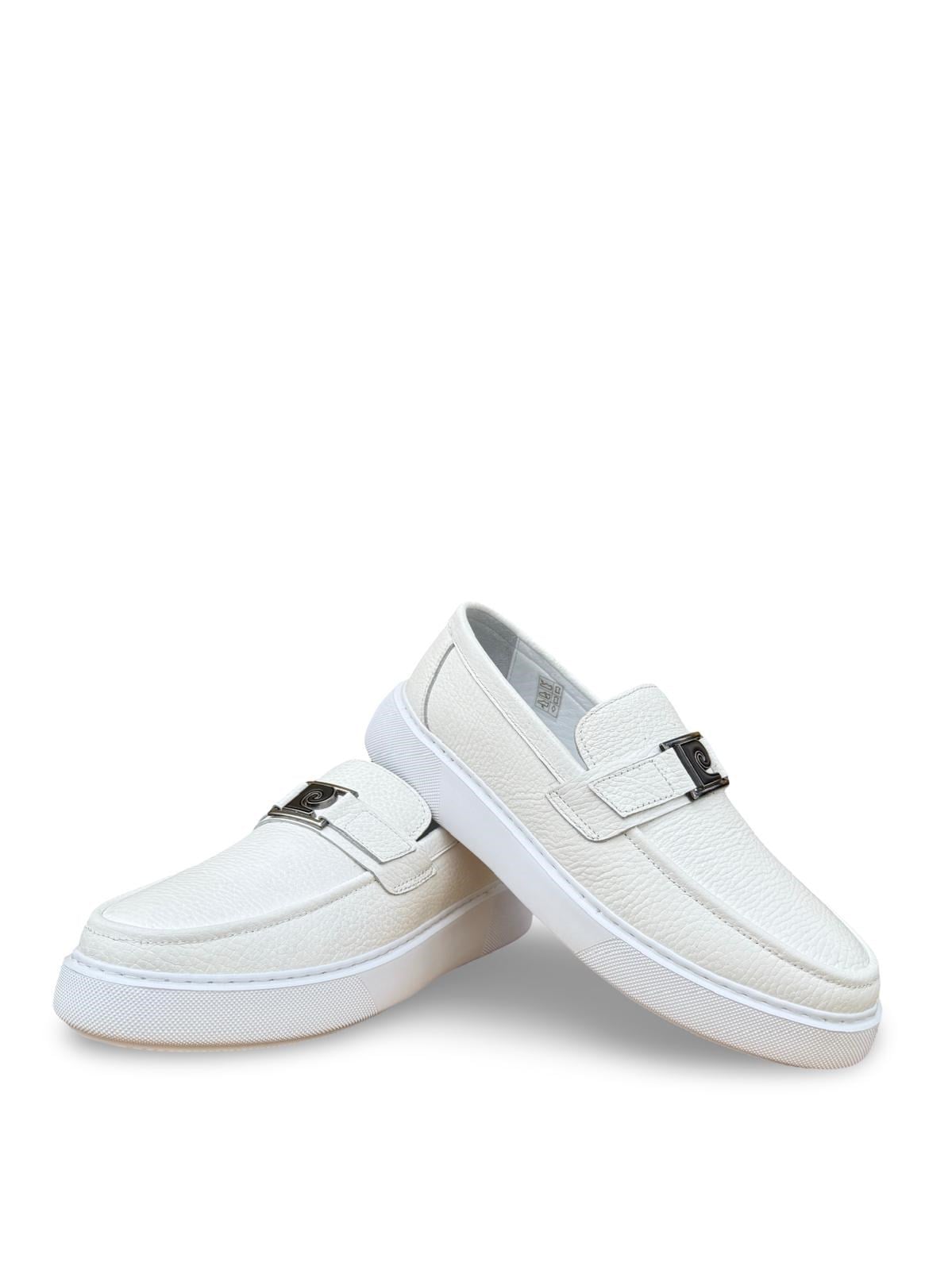 P.Cardin 192604 Hakiki Deri Erkek Loafer Ayakkabı Beyaz