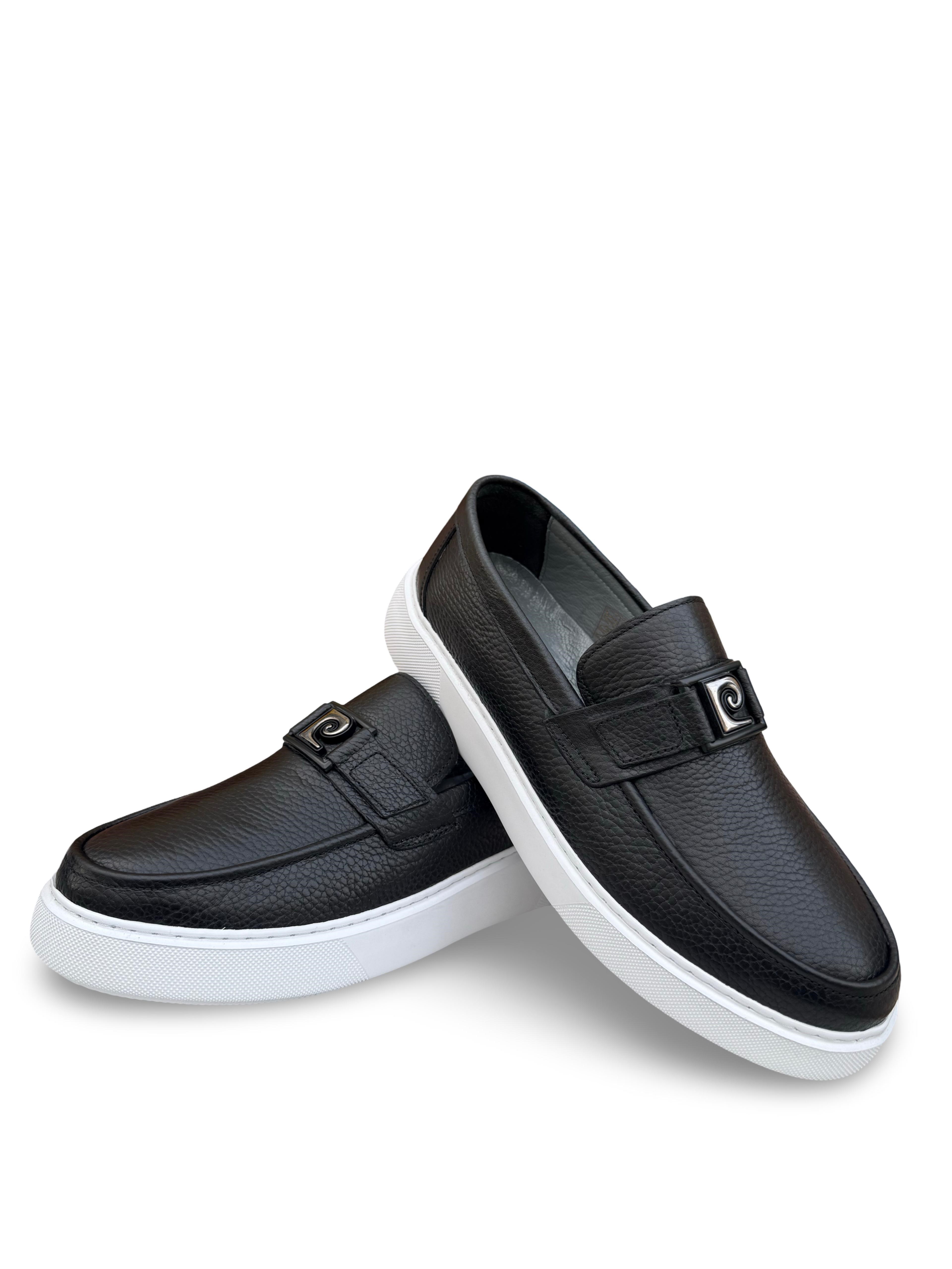 P.Cardin 192604 Hakiki Deri Erkek Loafer Ayakkabı Siyah