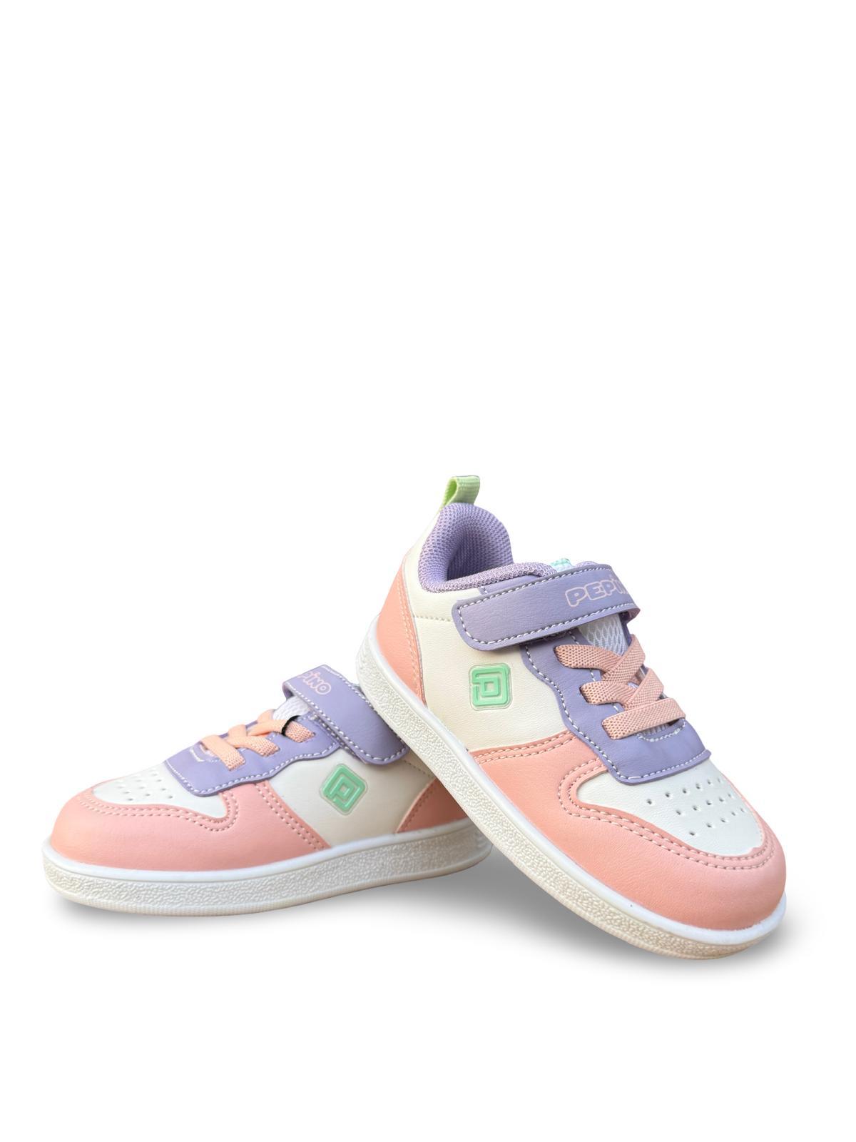 Pepino 1204 Bb  Bebe Spor Ayakkabı Beyaz Pudra