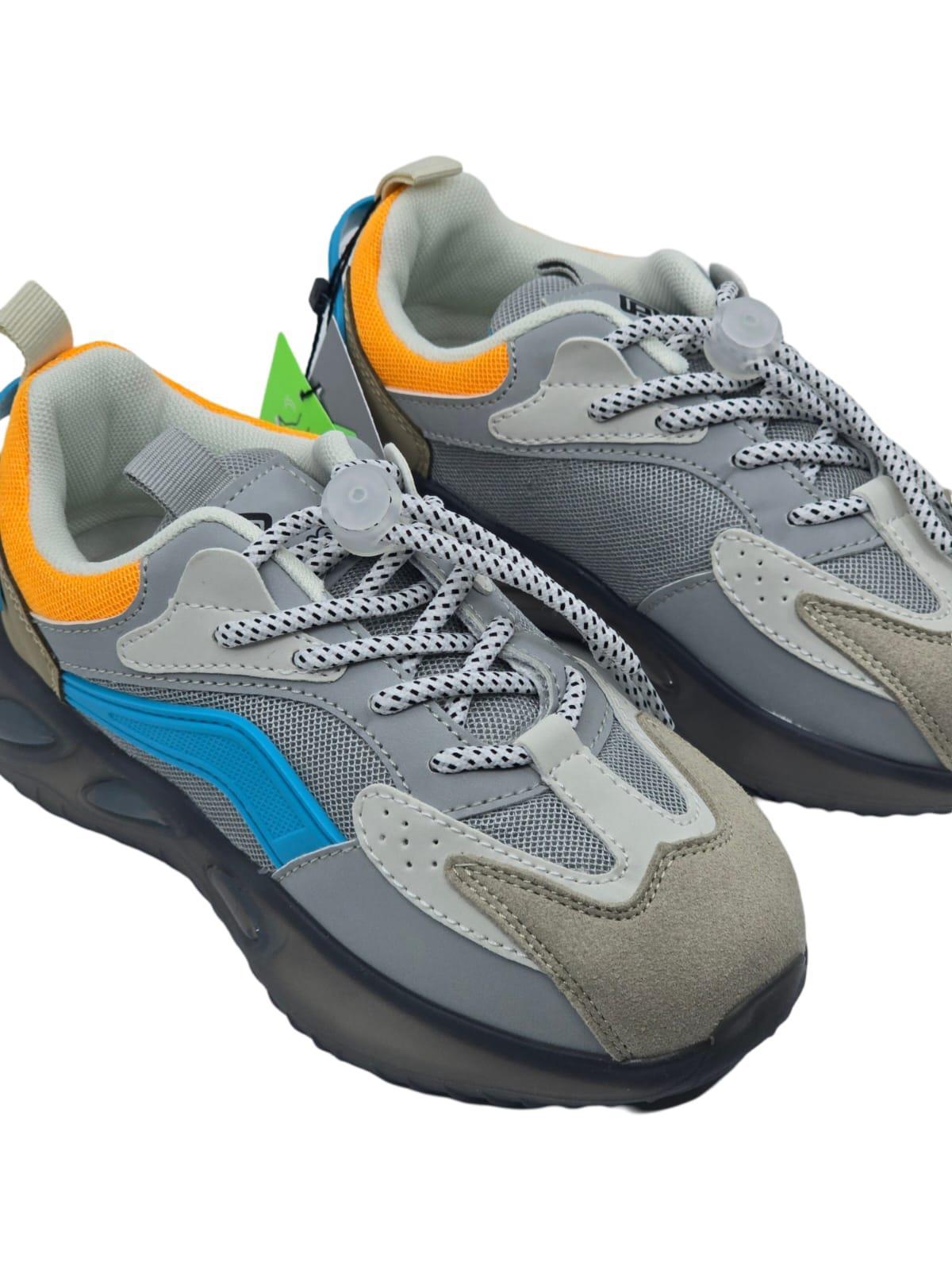 Pepino 1668Flt Şeffaf Air Taban Çocuk Sneaker Ayakkabı Gri