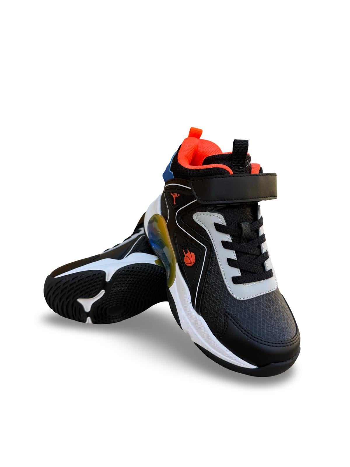 Pepino 1730Flt Boğazlı Çocuk Sneakers & Spor Siyah Turuncu