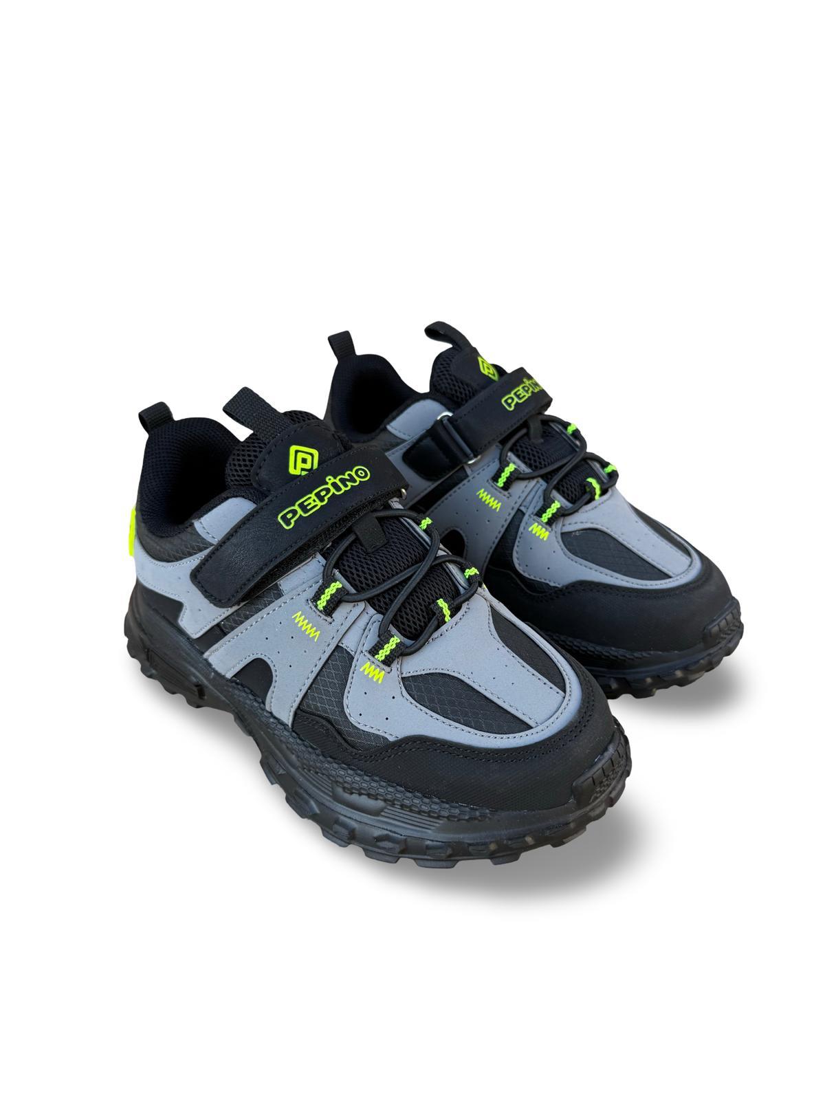 Pepino 1734Flt Çocuk Sneakers & Spor Siyah Füme