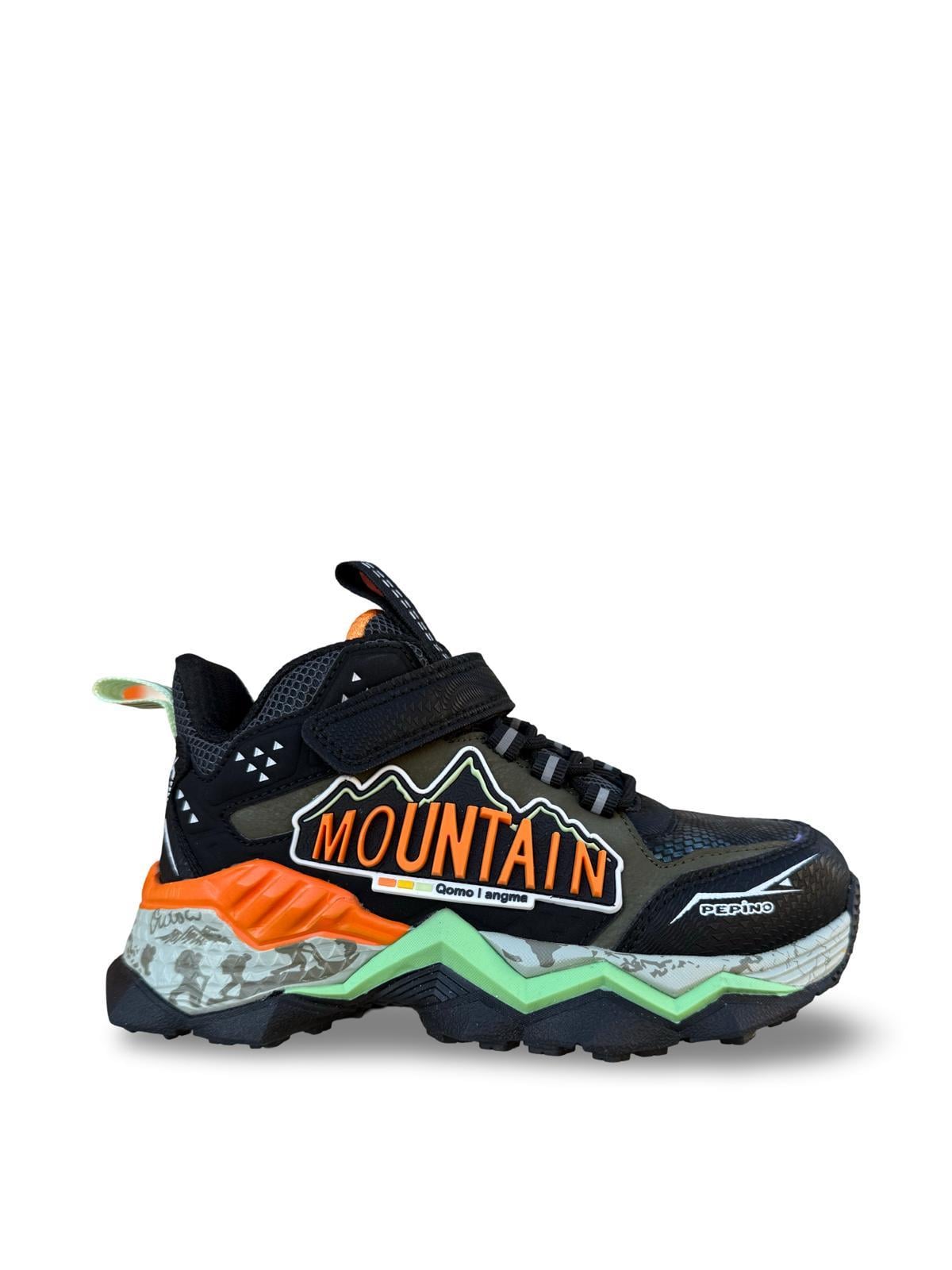 Pepino 1846Flt  Erkek Çocuk Sneaker & Spor Siyah Turuncu