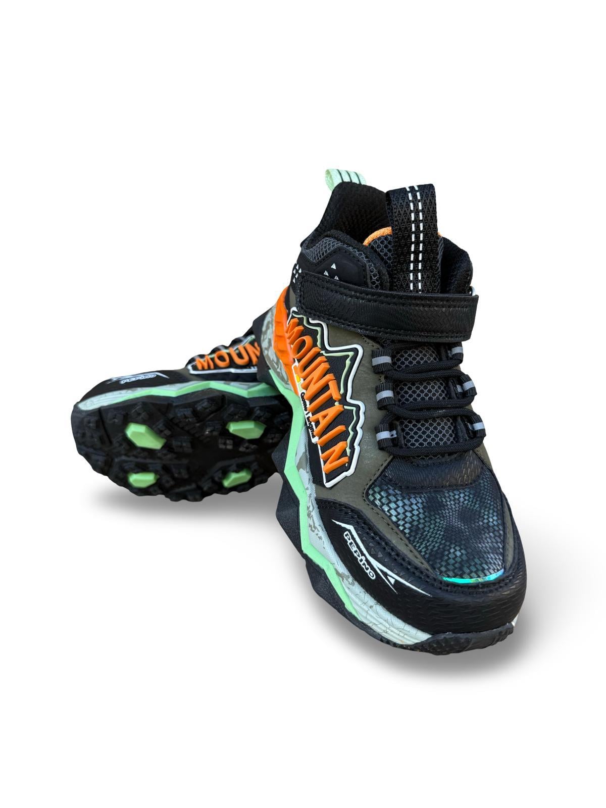 Pepino 1846Flt  Erkek Çocuk Sneaker & Spor Siyah Turuncu
