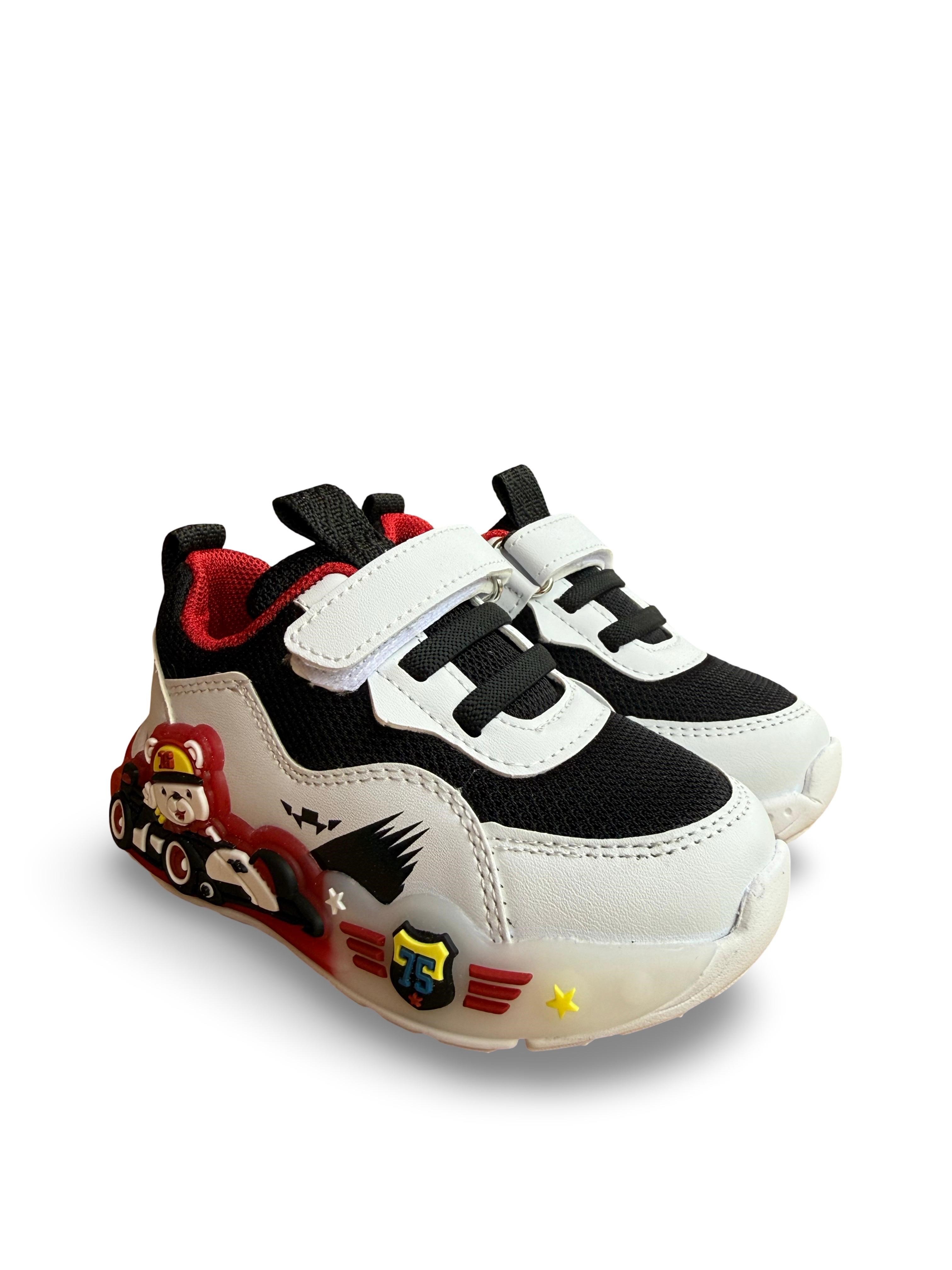 Pepino 2185 Bebe Unısex Sneaker Spor Siyah Beyaz
