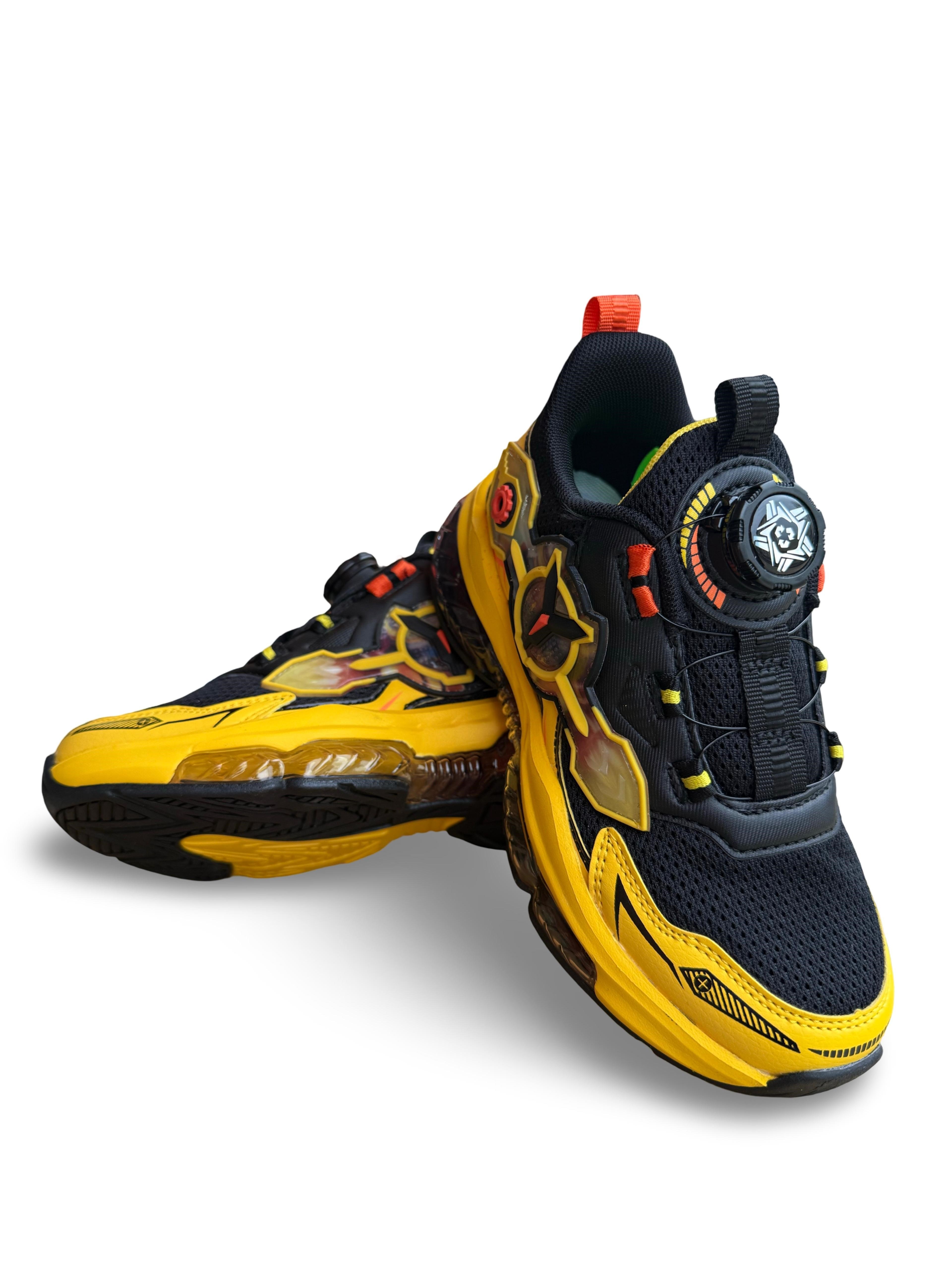 Pepino 2196Flt Çocuk Unısex Sneaker Spor Siyah Sarı