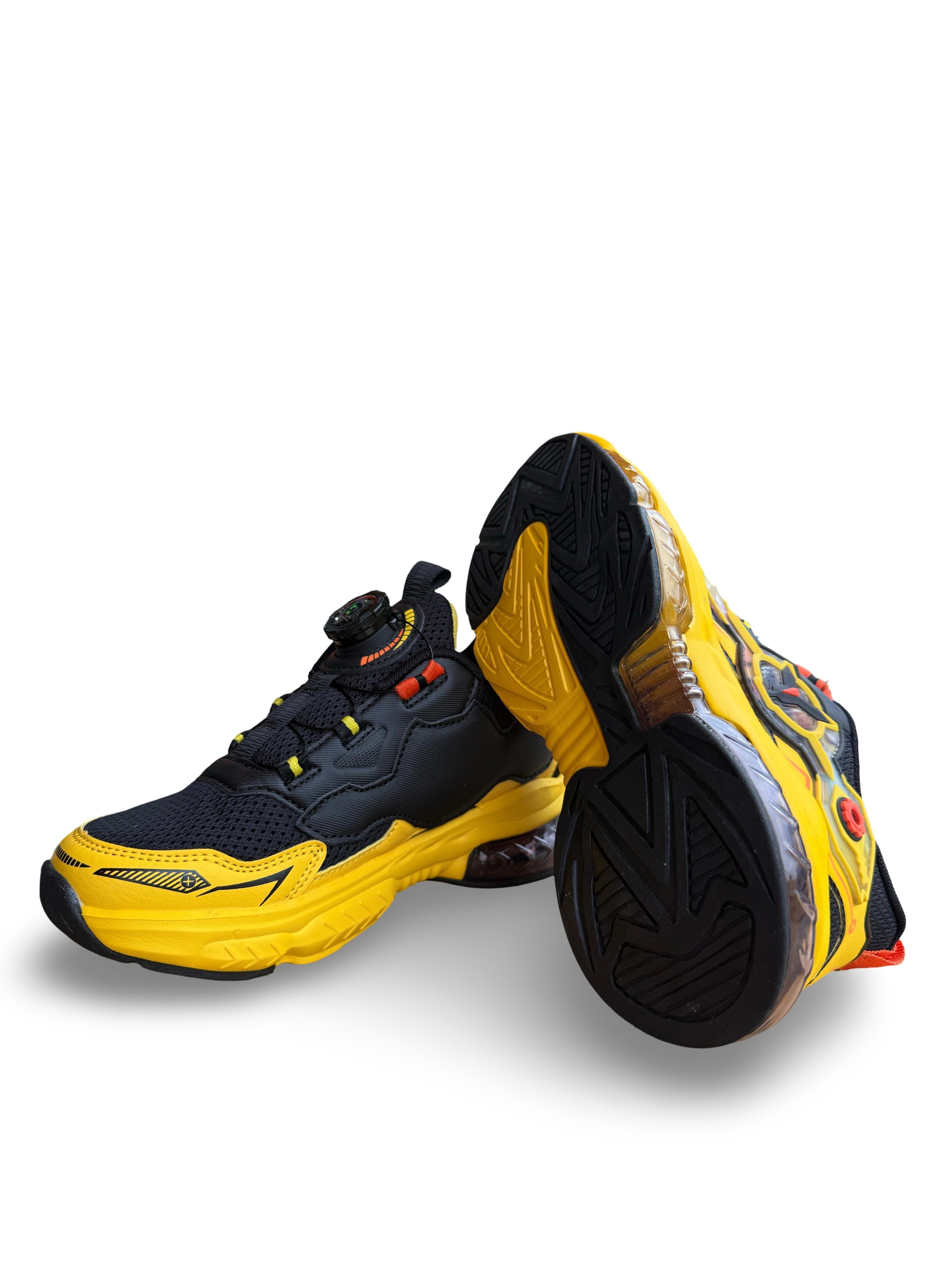 Pepino 2196Flt Çocuk Unısex Sneaker Spor Siyah Sarı