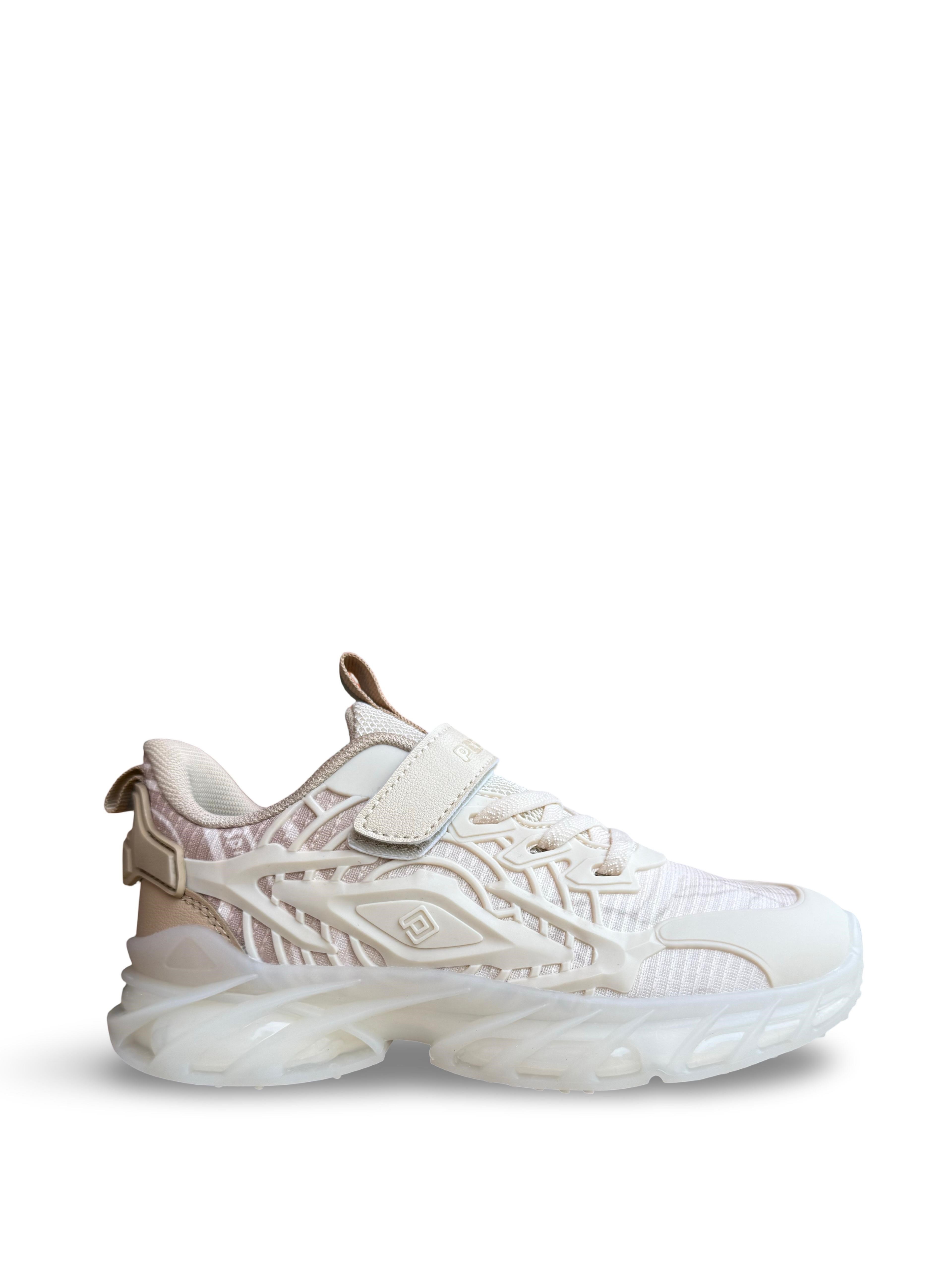 Pepino 2242Flt Çocuk Unısex Sneaker Spor Krem