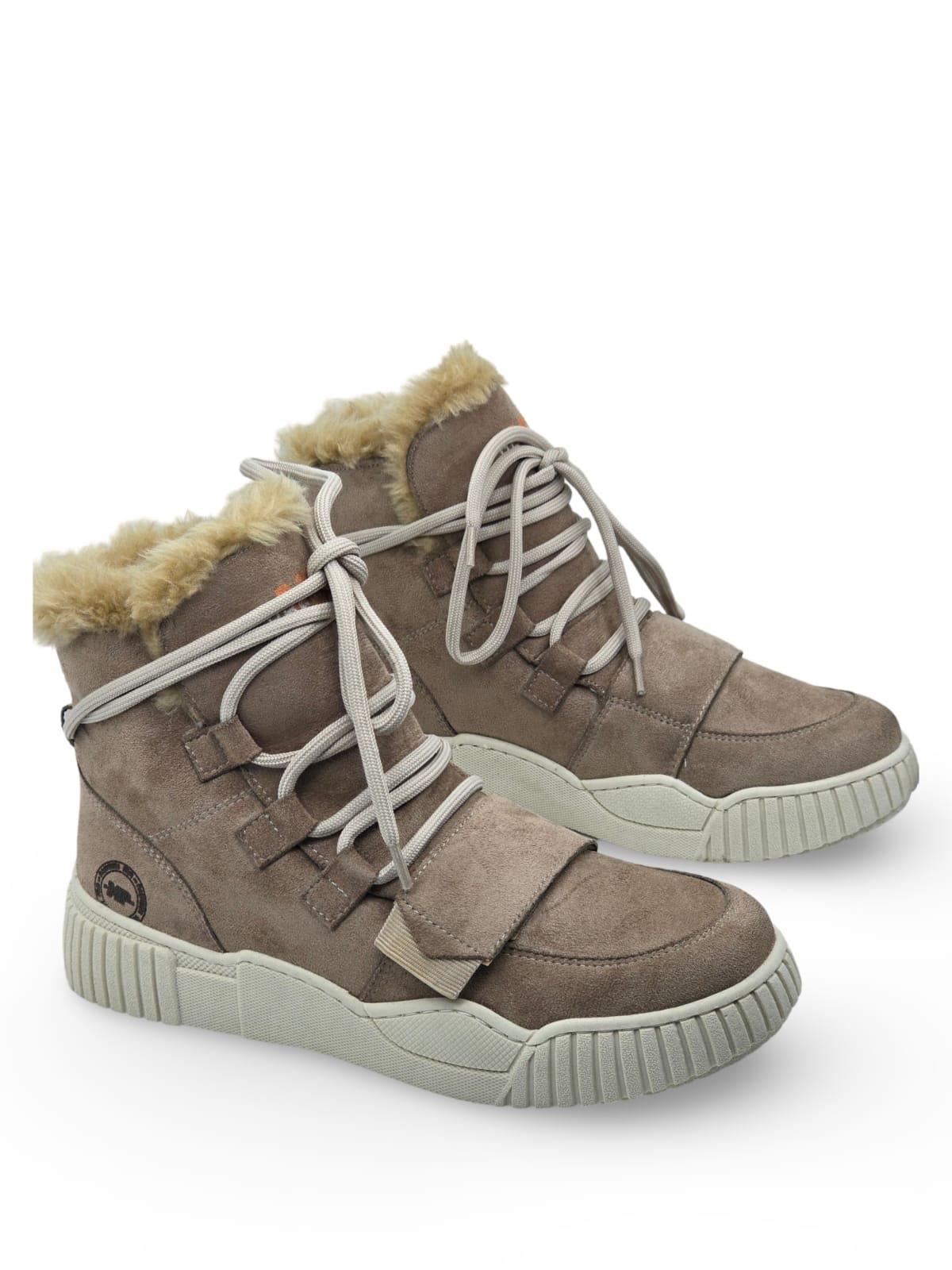 Premıum 1876ZN Comfort Taban Kadın Spor Bot Bej Süet