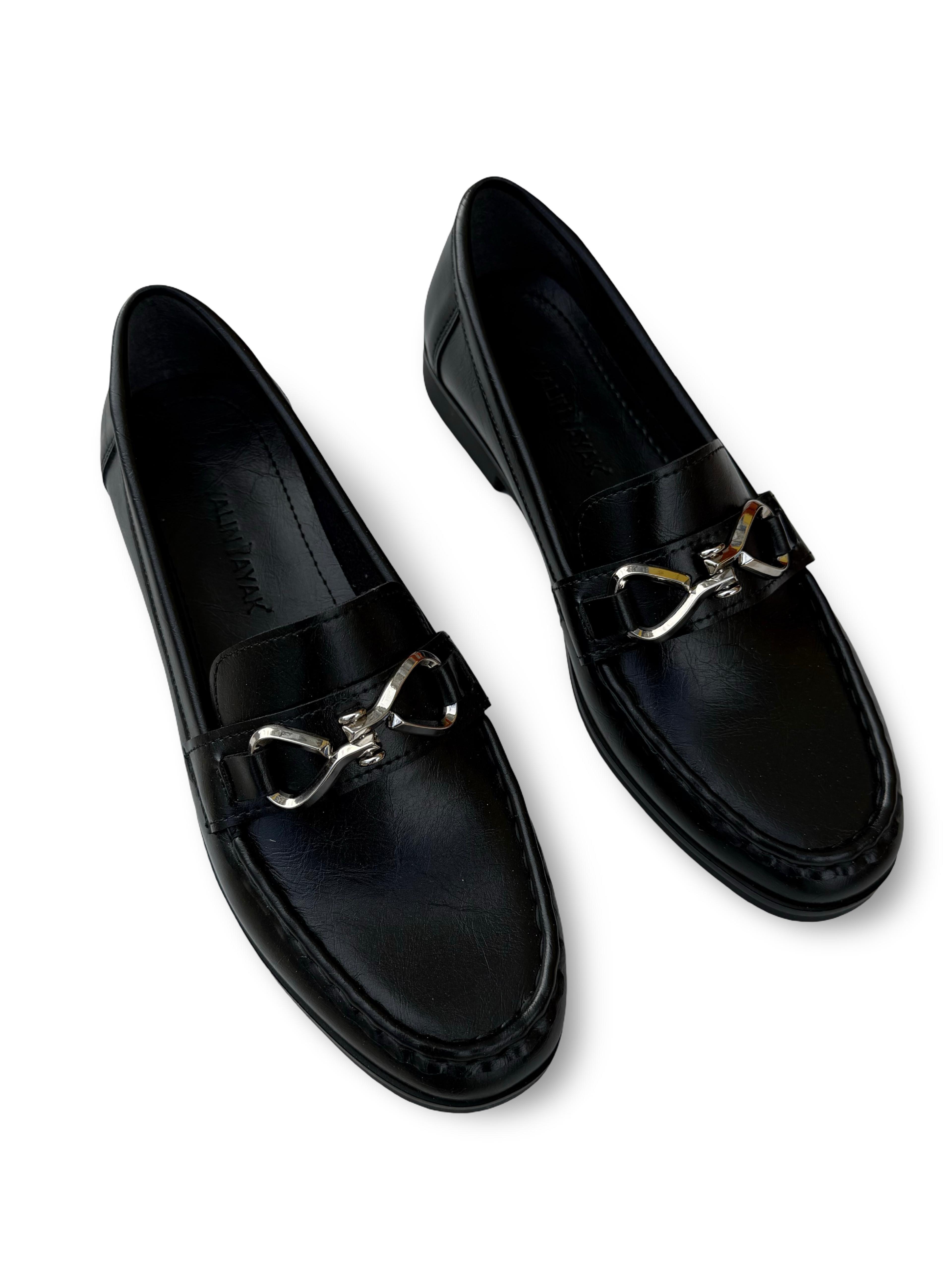 Prt6185 Kadın Loafer Babet Siyah