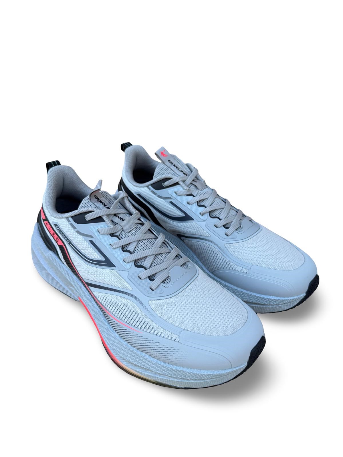 QHB023254210 Büyük Numara Eva Taban Erkek Spor Sneaker Gri