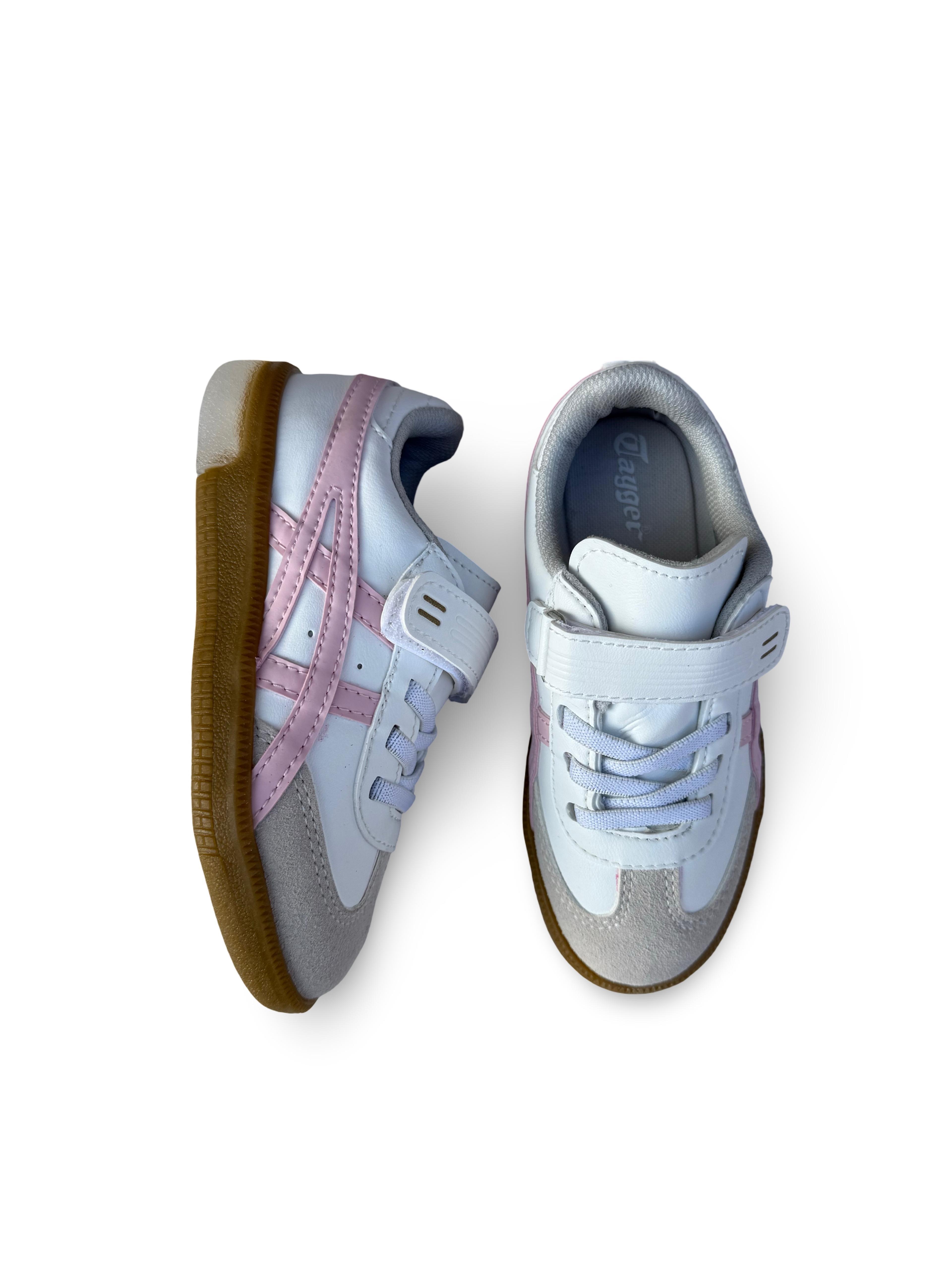 Tayger P5910 Cırtlı Çocuk Spor Sneaker Beyaz Pembe
