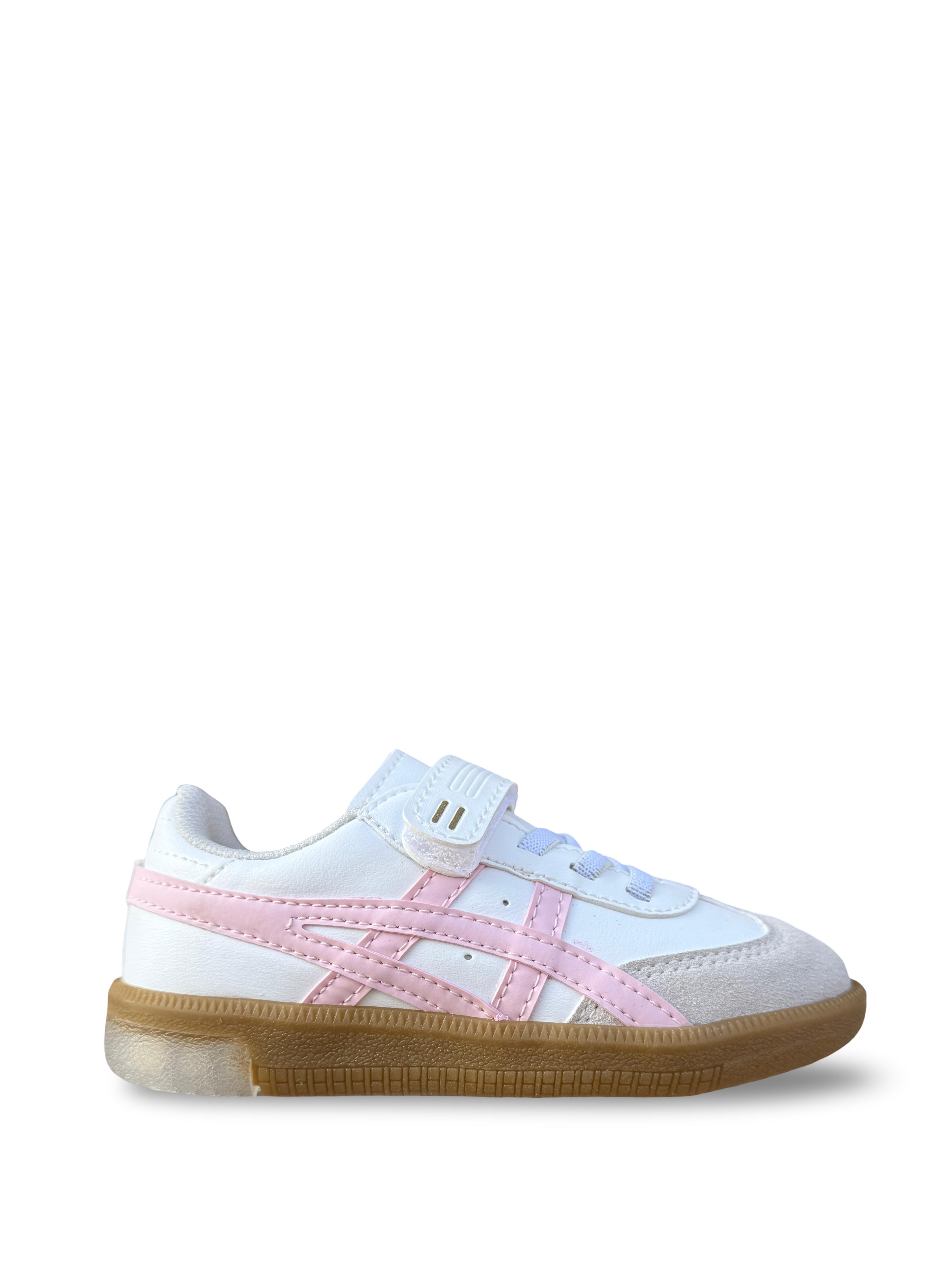 Tayger P5910 Cırtlı Çocuk Spor Sneaker Beyaz Pembe