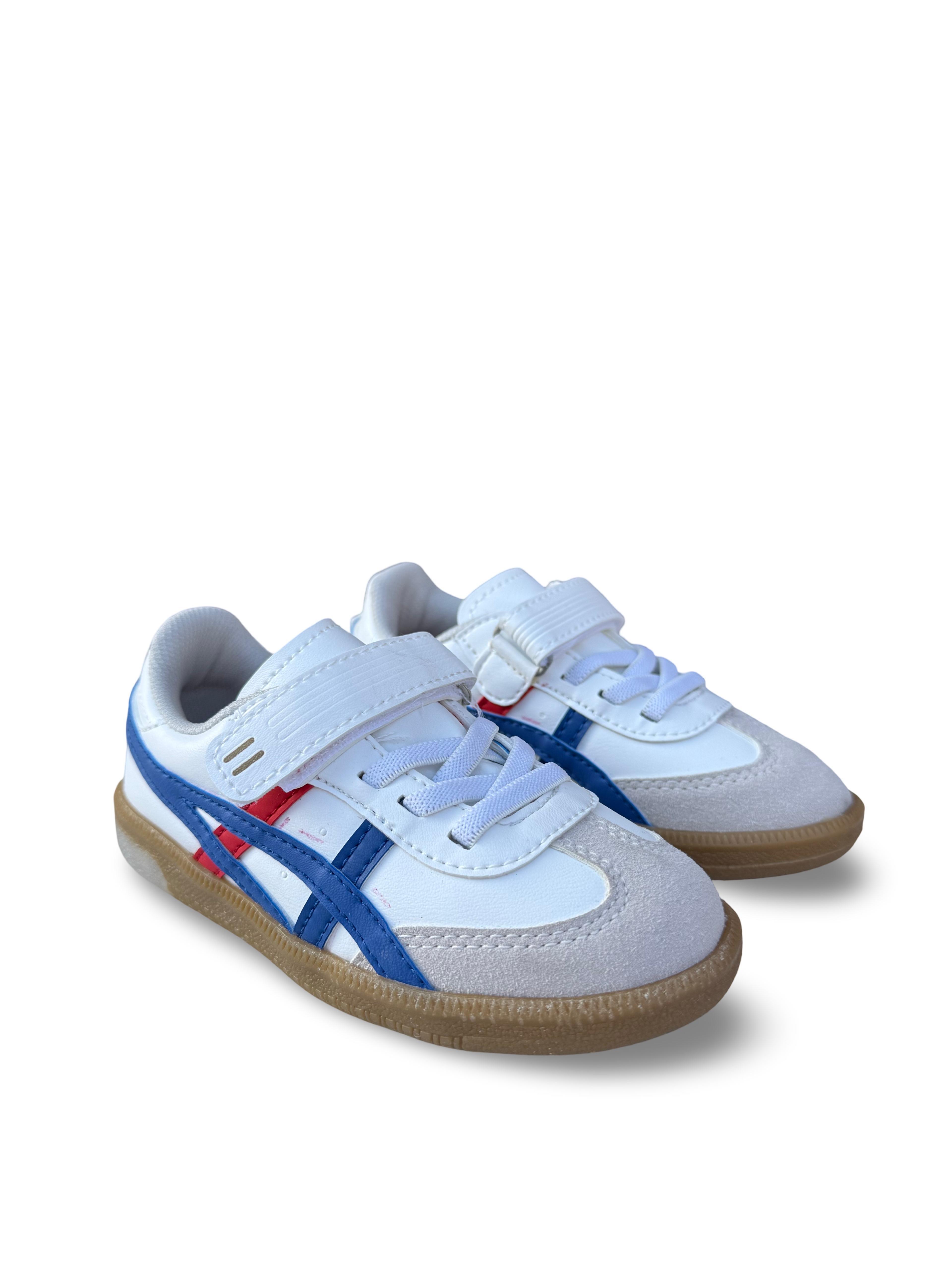 Tayger P5910 Cırtlı Çocuk Spor Sneaker Beyaz Mavi