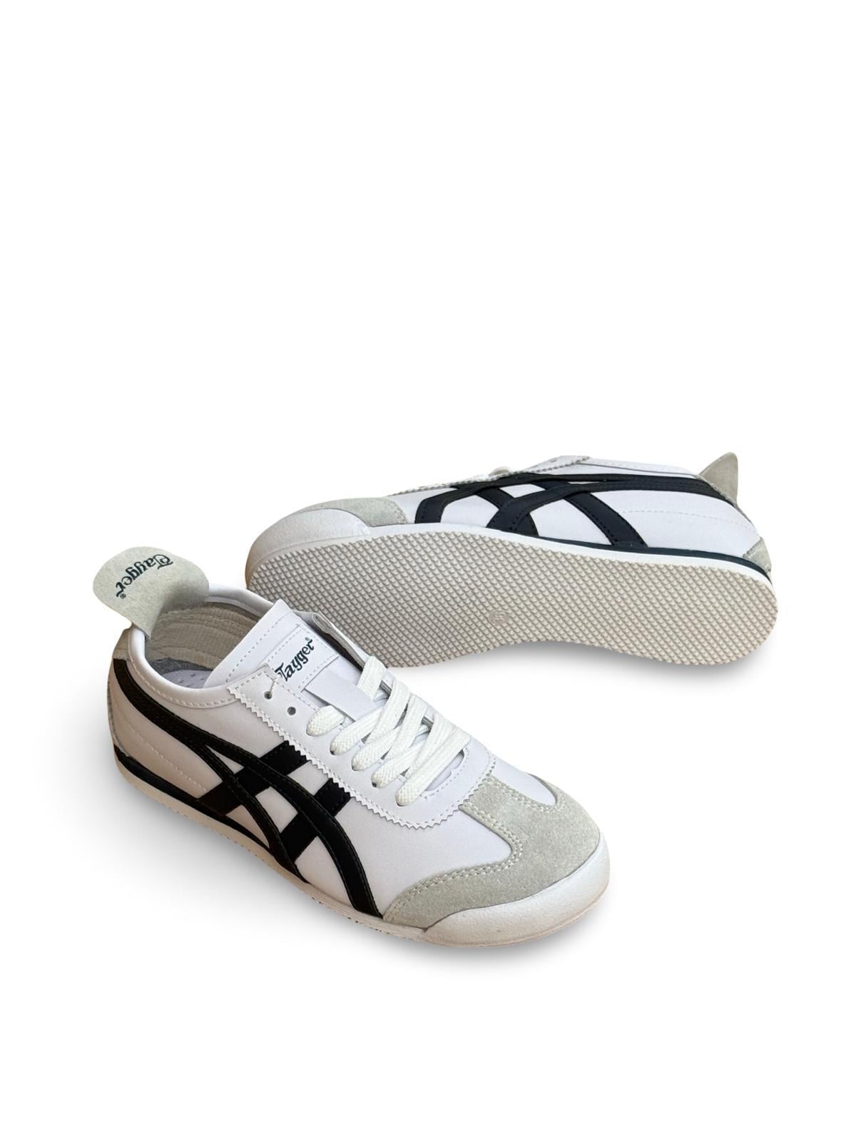 Tayger Z-3232 Hakiki Deri Kadın Spor Sneaker Beyaz Laci