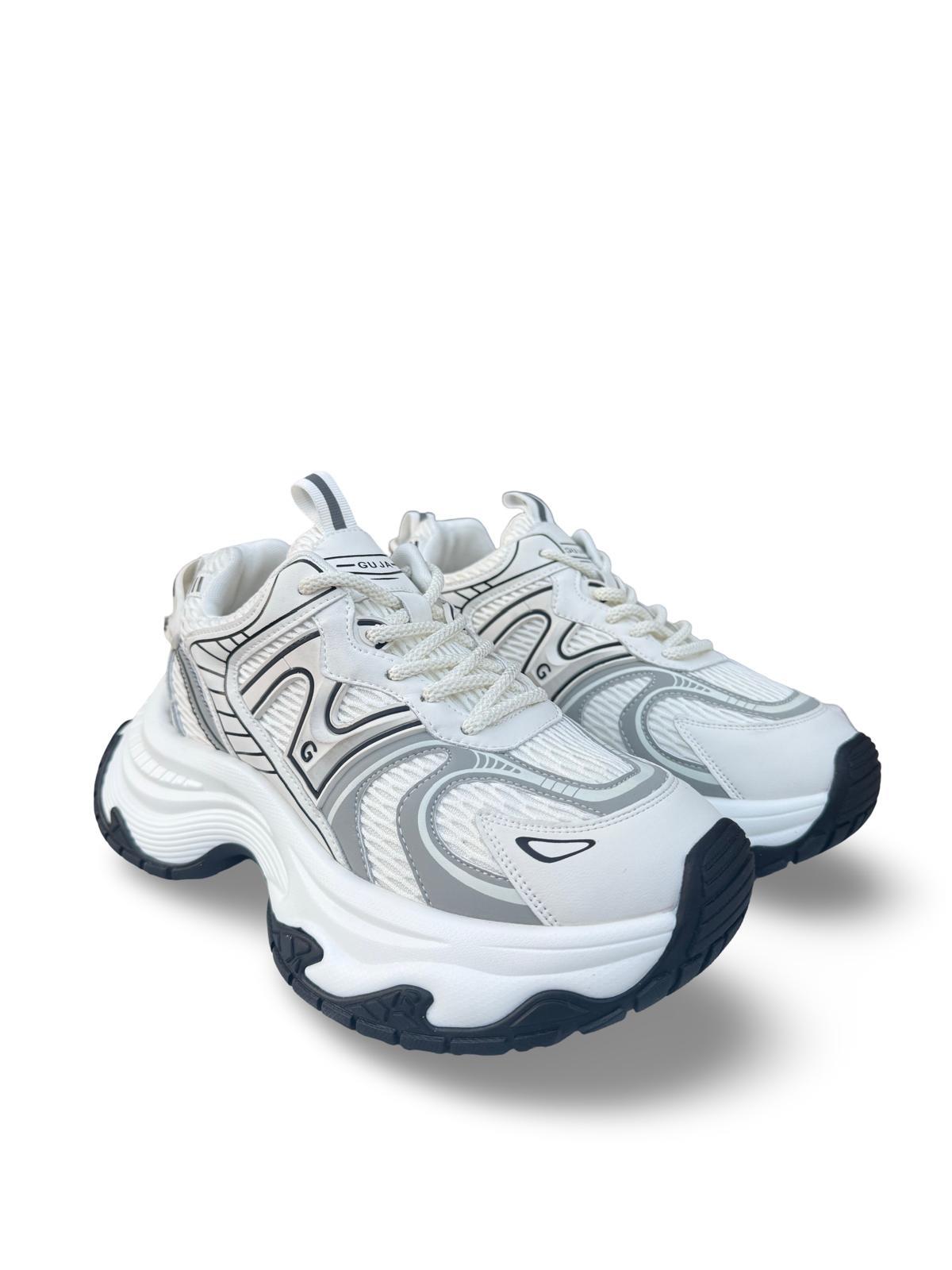 Yalınayak 25Y324 Kadın Yüksek Taban Sneaker Spor Beyaz