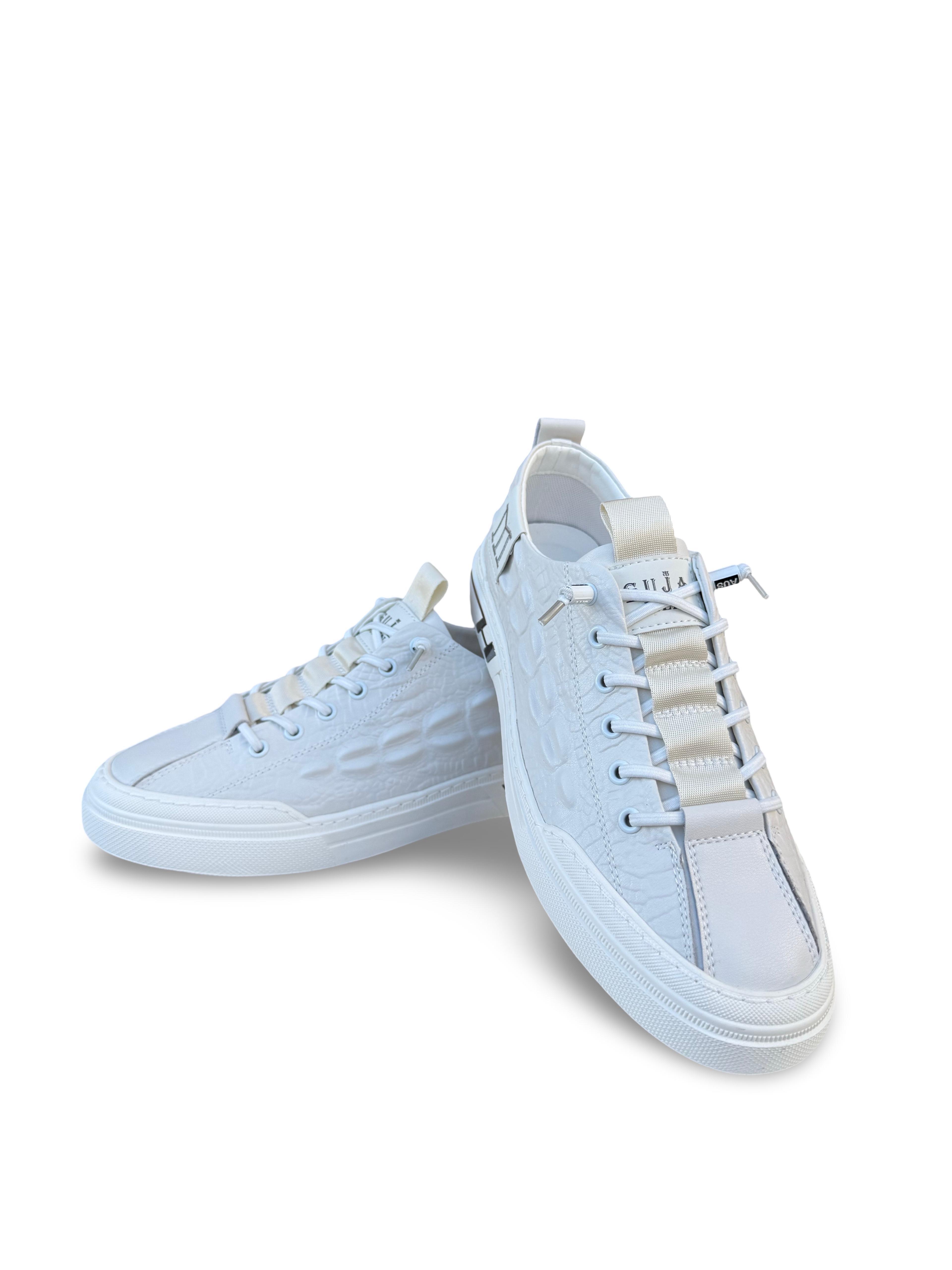 Yalınayak Y510-6 Comfort Taban Erkek Deri  Sneaker Beyaz