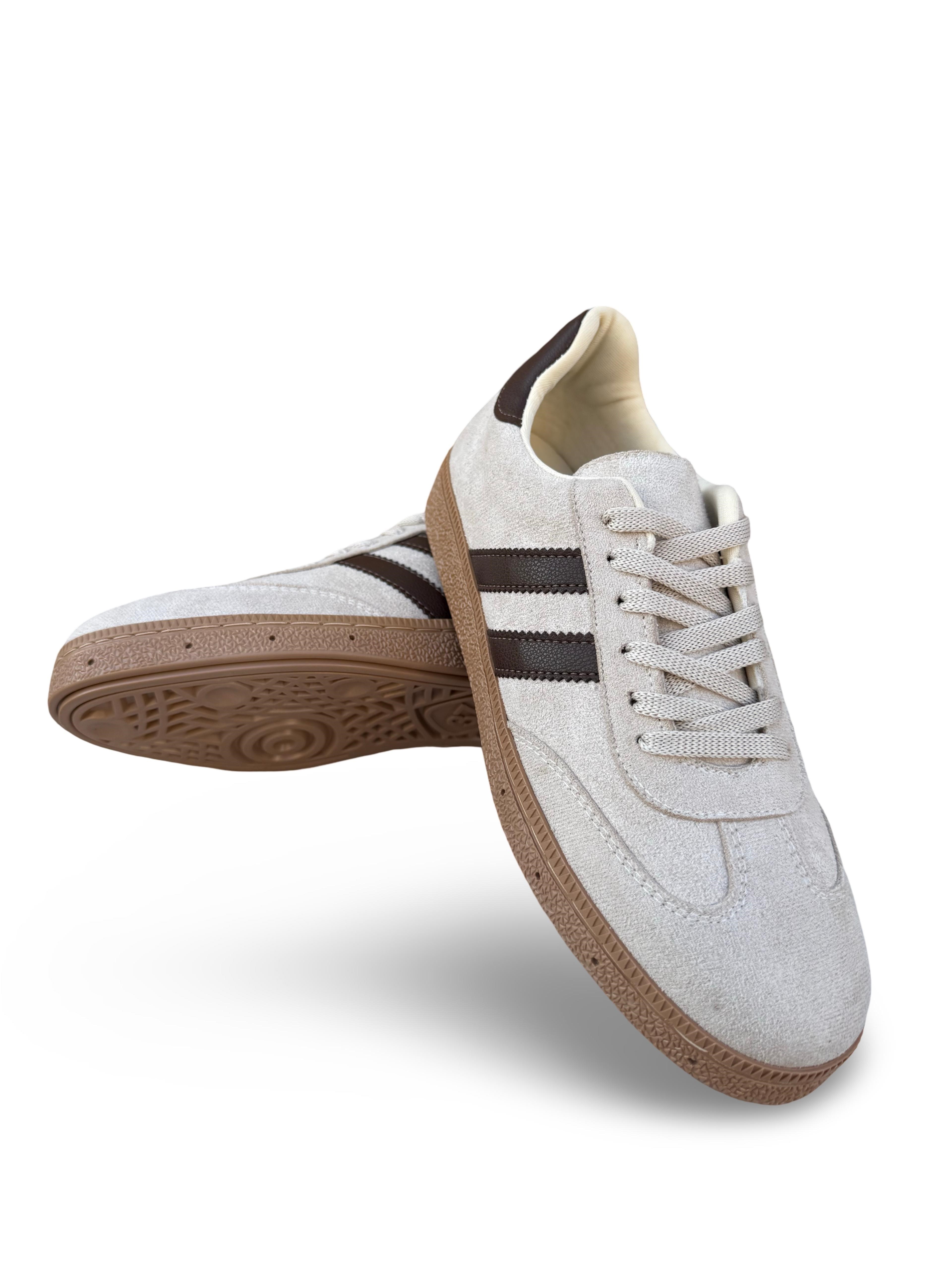 Yalınayak Bdr2027 Kadın Spor Sneaker Bej Süet